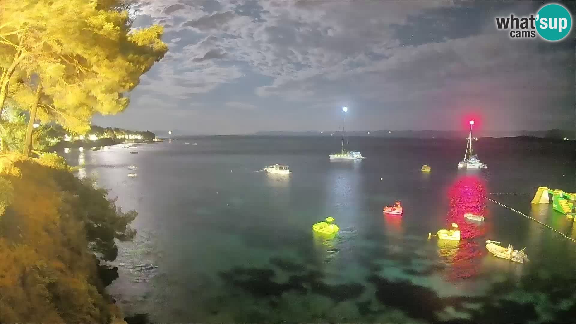Webcam plage Potočine Bol – Vue en direct sur Borak Beach, île de Brač
