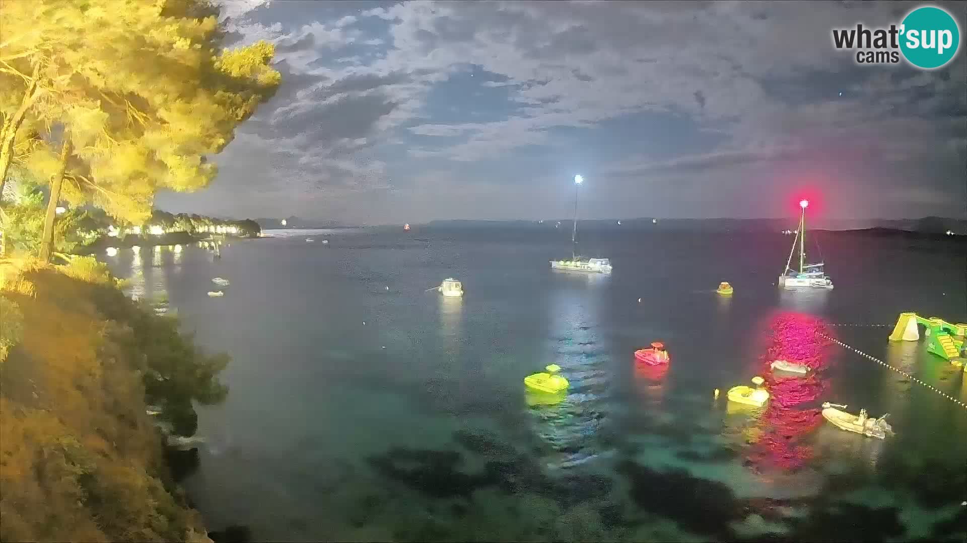 Webcam Potočine Beach Bol – Live View of Borak Beach, Brač Island