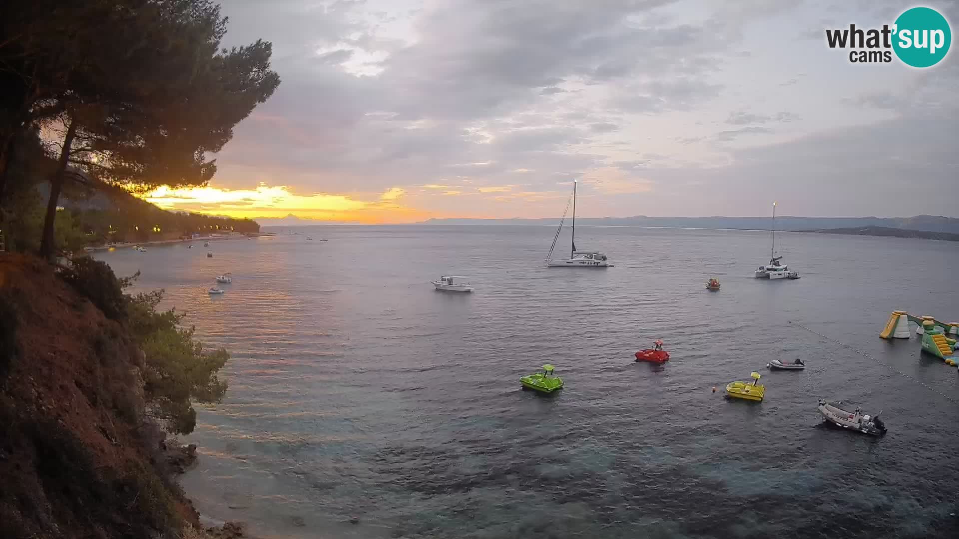 Webcam Potočine Beach Bol – Live View of Borak Beach, Brač Island