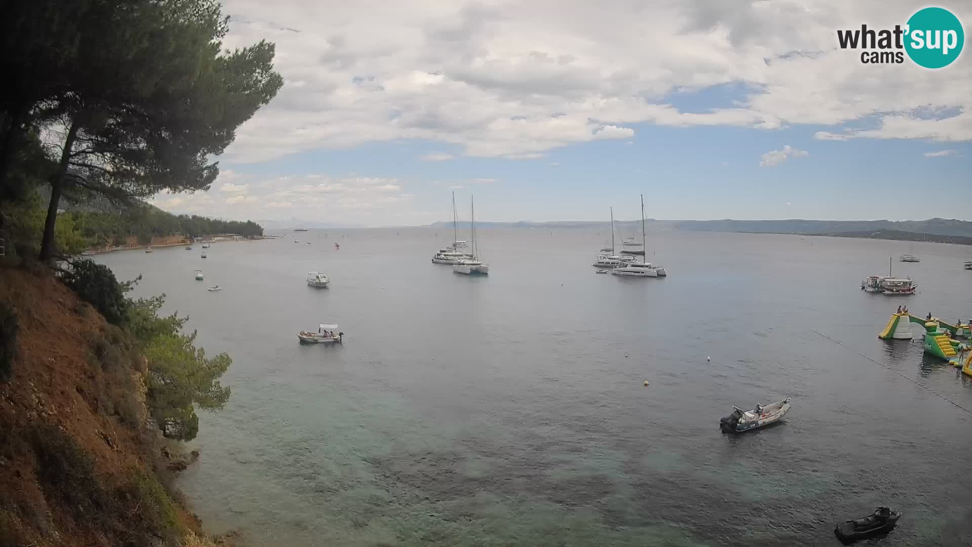 Webcam Strand Potočine Bol – Liveblick auf Borak Beach, Insel Brač