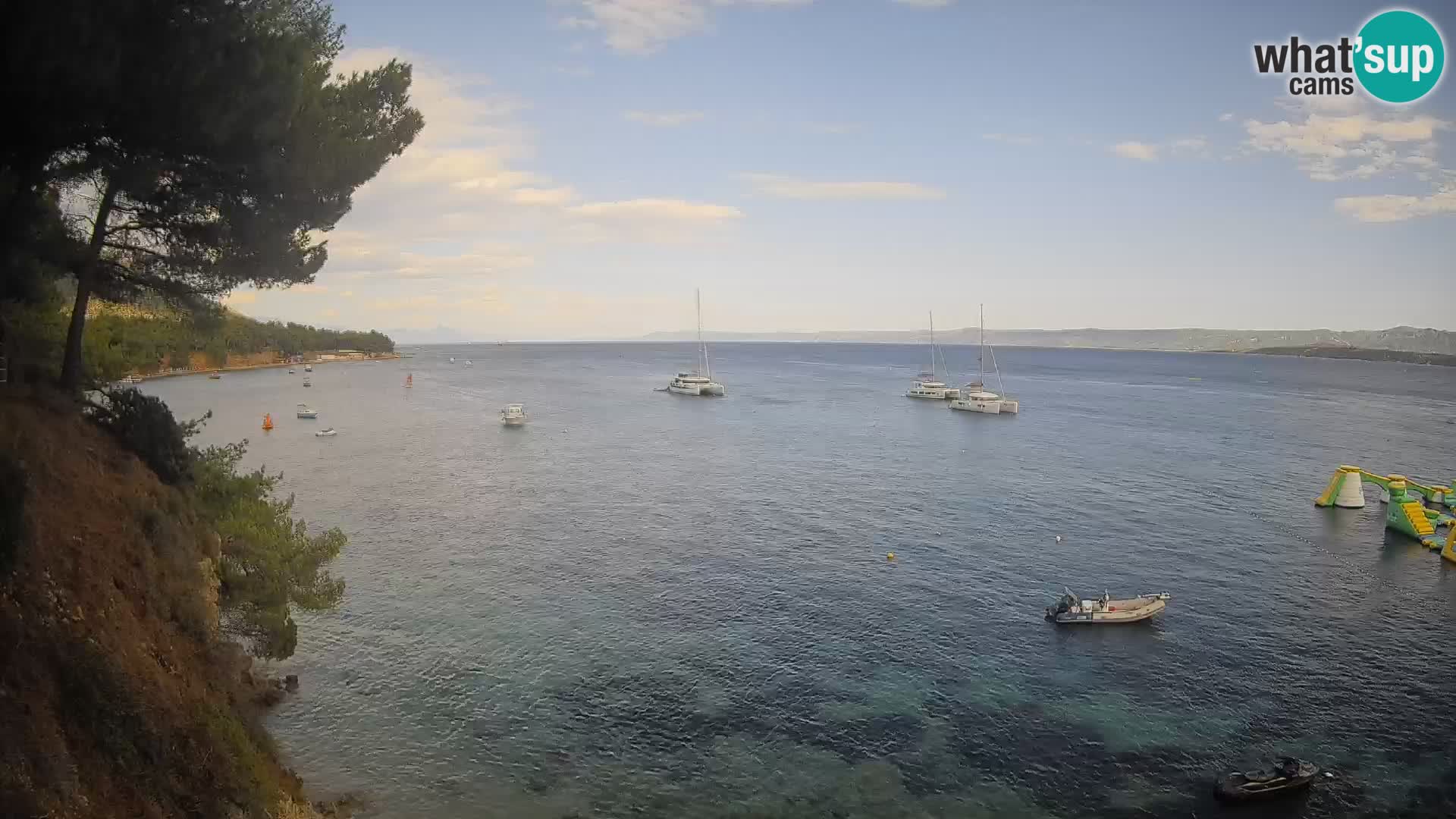Webcam Strand Potočine Bol – Liveblick auf Borak Beach, Insel Brač
