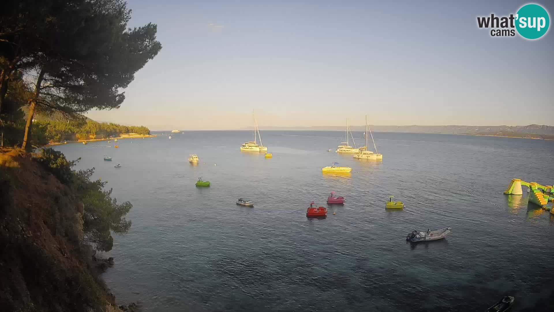 Webcam Potočine Beach Bol – Live View of Borak Beach, Brač Island