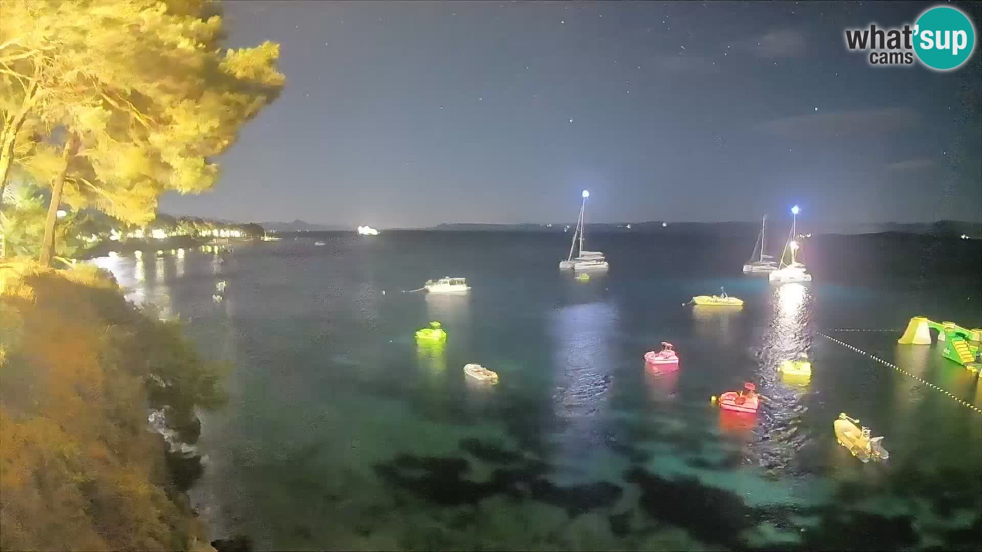 Webcam Potočine Beach Bol – Live View of Borak Beach, Brač Island