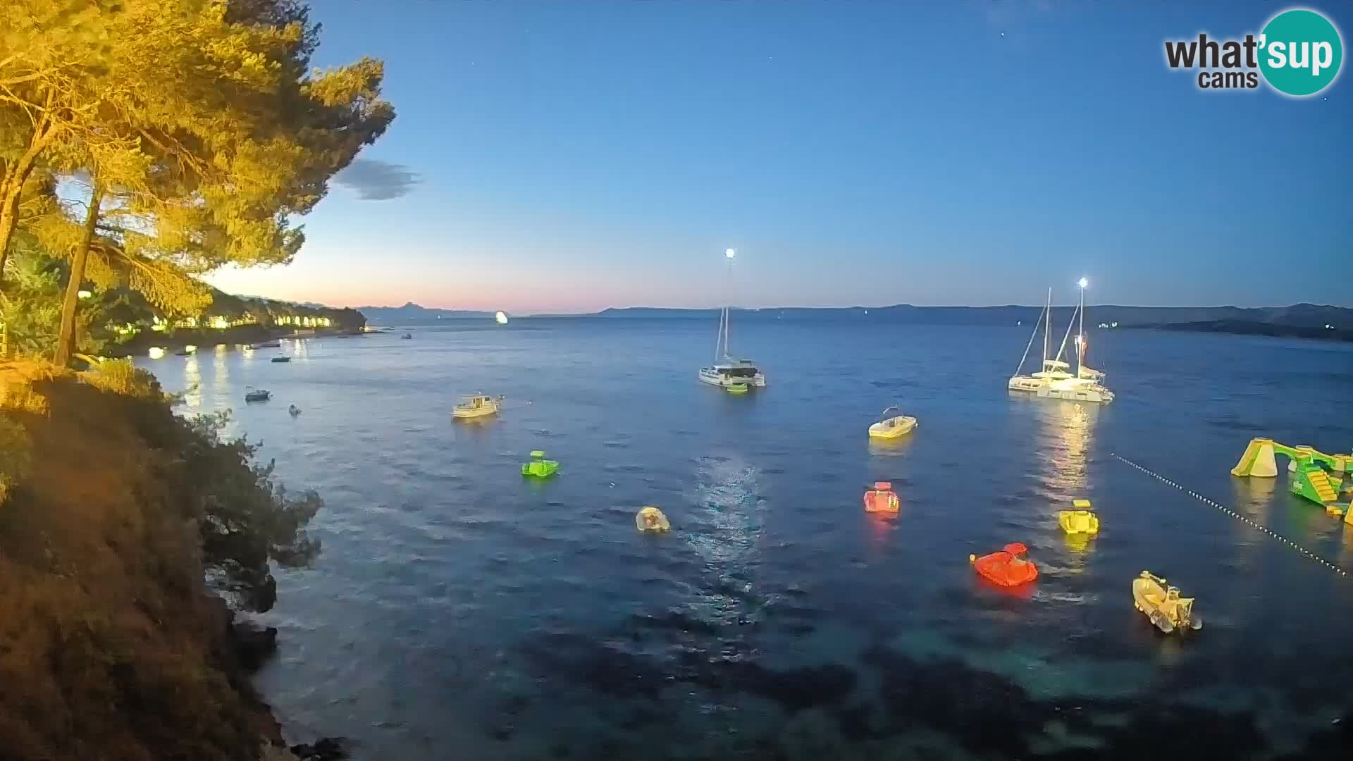 Webcam Potočine Beach Bol – Live View of Borak Beach, Brač Island