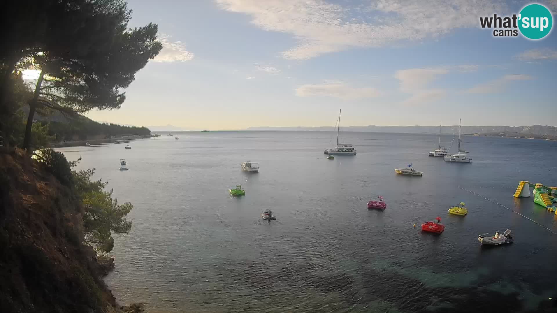 Webcam Strand Potočine Bol – Liveblick auf Borak Beach, Insel Brač