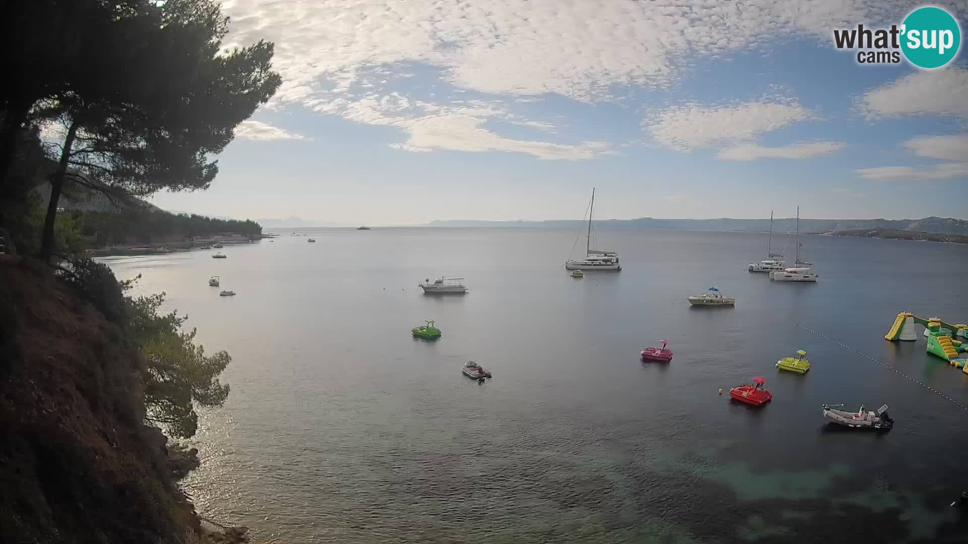 Webcam Strand Potočine Bol – Liveblick auf Borak Beach, Insel Brač