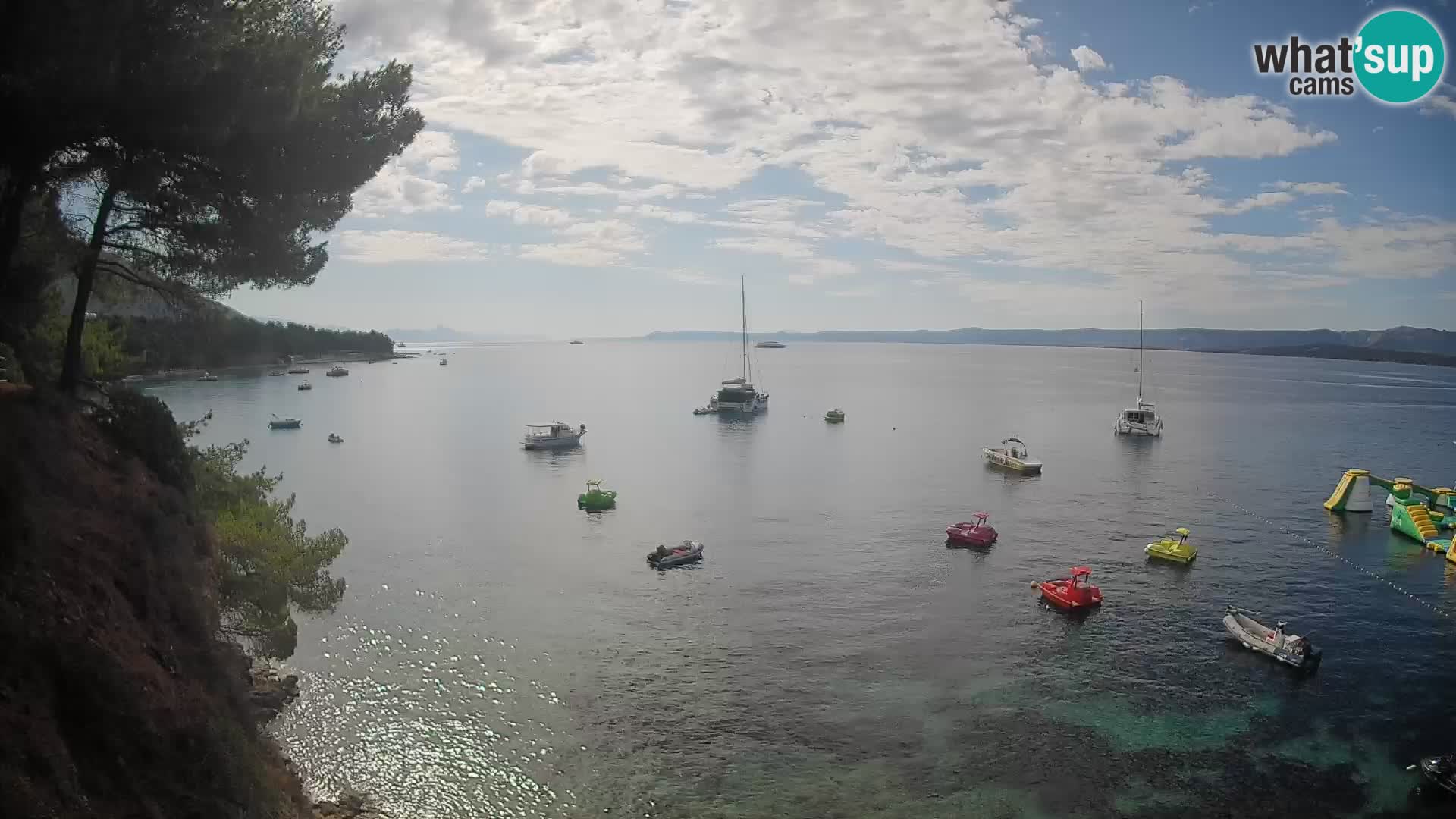 Webcam Strand Potočine Bol – Liveblick auf Borak Beach, Insel Brač