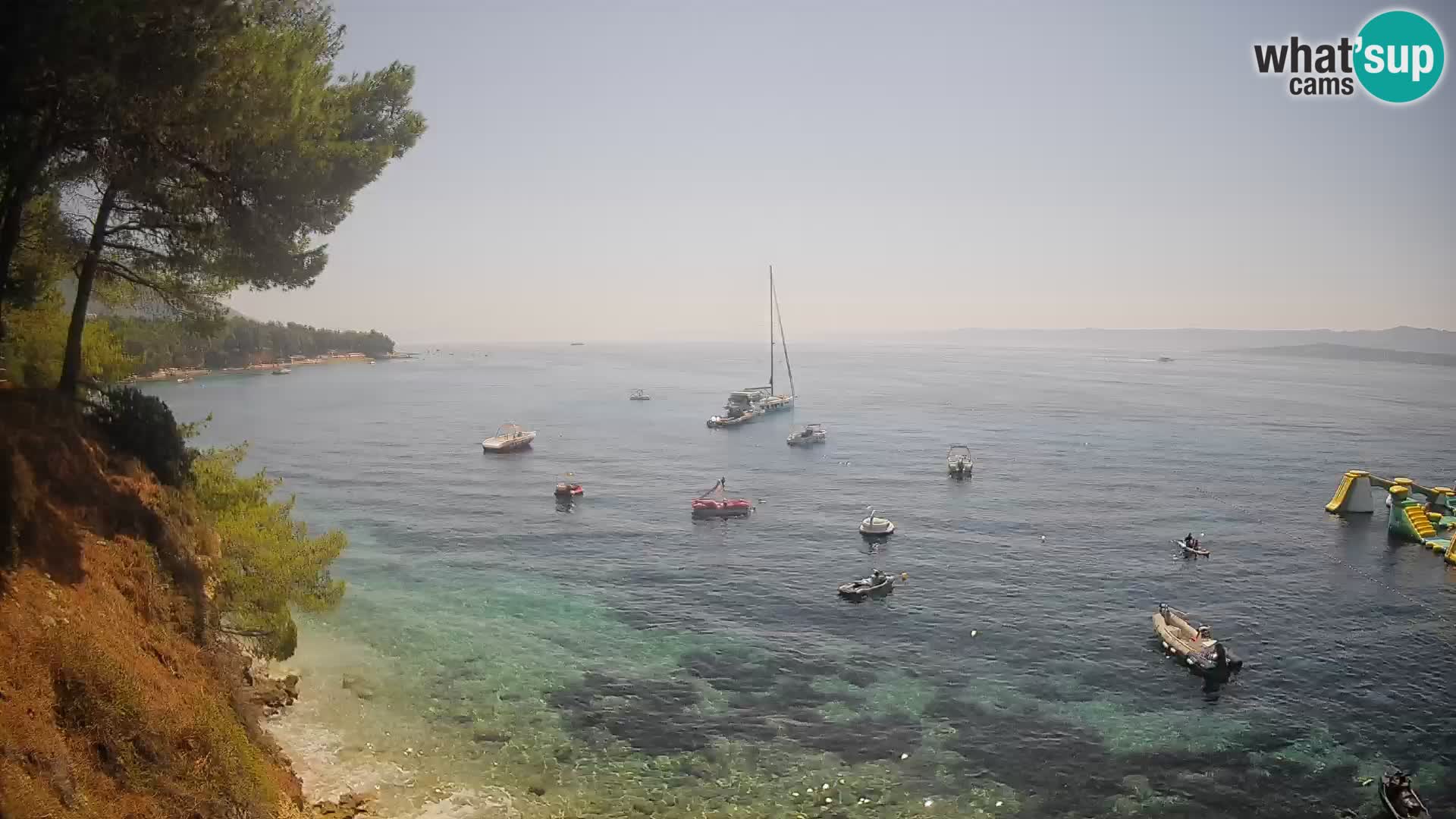 Webcam Potočine Beach Bol – Live View of Borak Beach, Brač Island