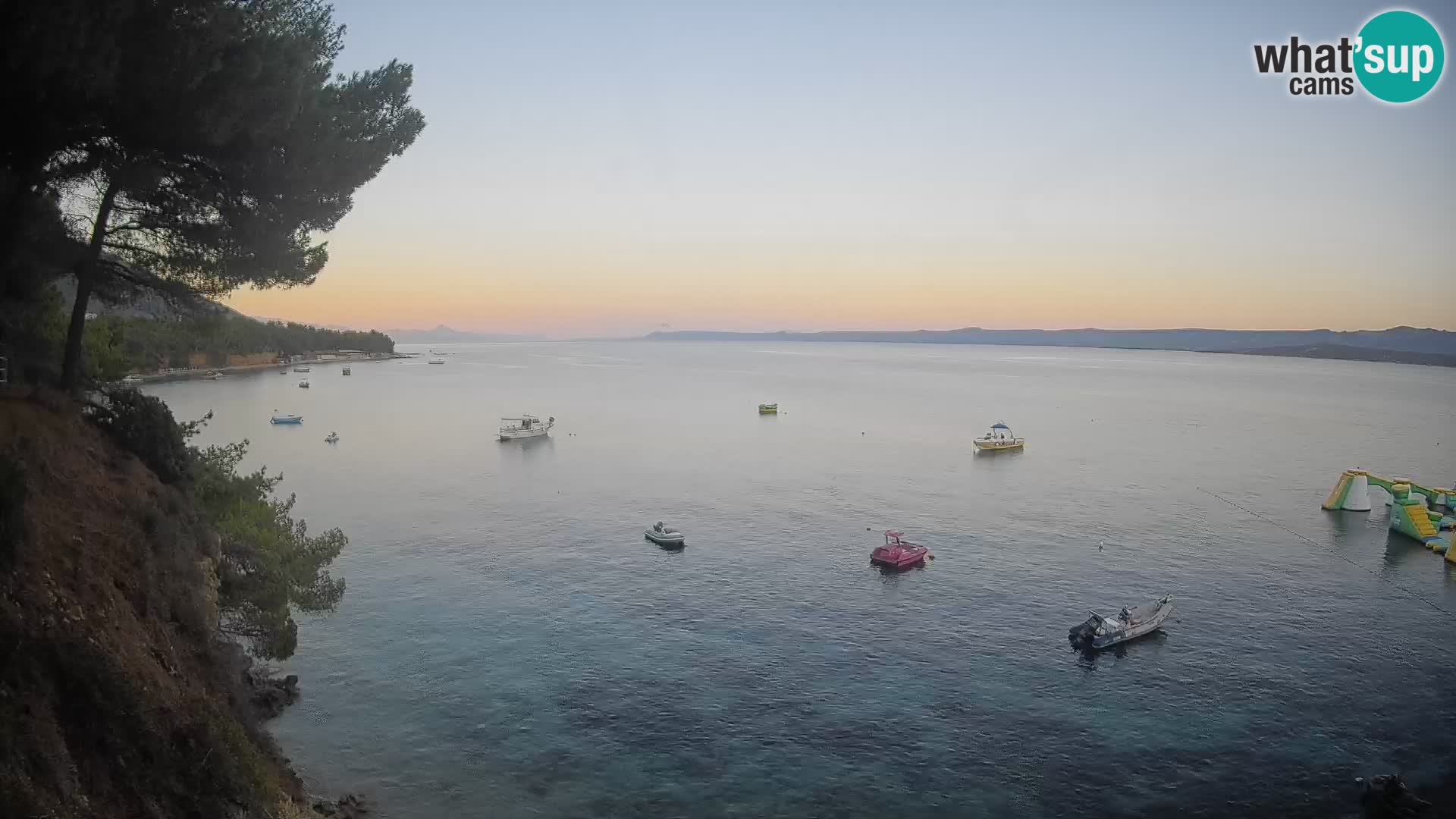 Webcam Spiaggia Potočine Bol – Vista live sulla spiaggia Borak, Isola di Brač