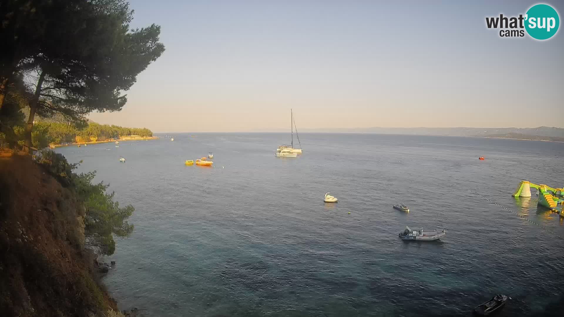 Webcam Potočine Beach Bol – Live View of Borak Beach, Brač Island