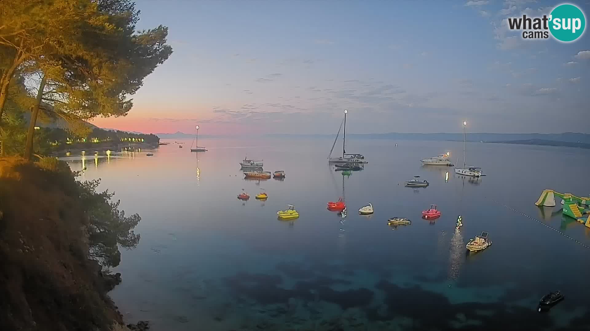 Webcam Strand Potočine Bol – Liveblick auf Borak Beach, Insel Brač
