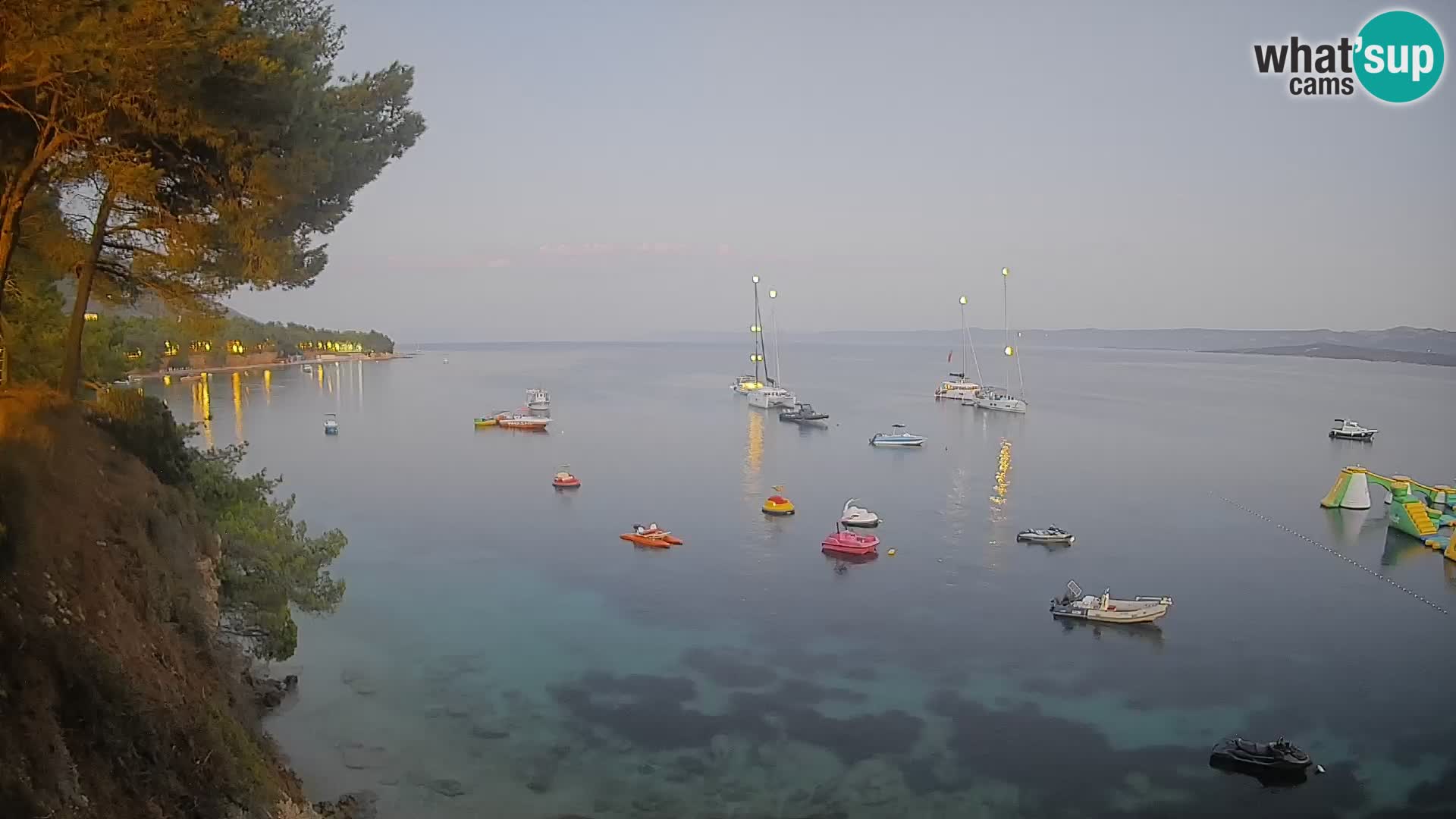 Webcam Strand Potočine Bol – Liveblick auf Borak Beach, Insel Brač