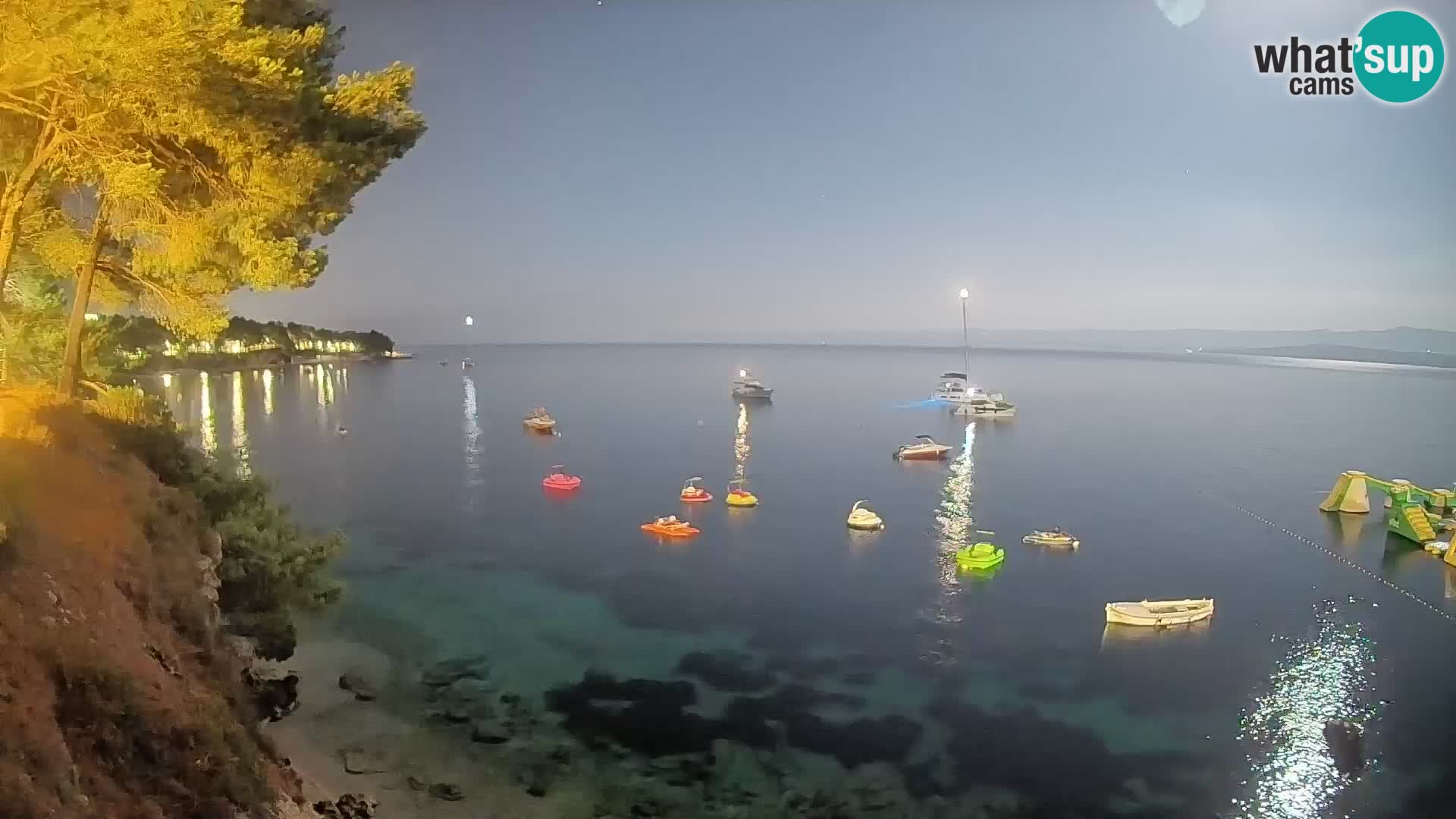 Webcam Playa Potočine Bol – Vista en vivo de Borak Beach, Isla de Brač