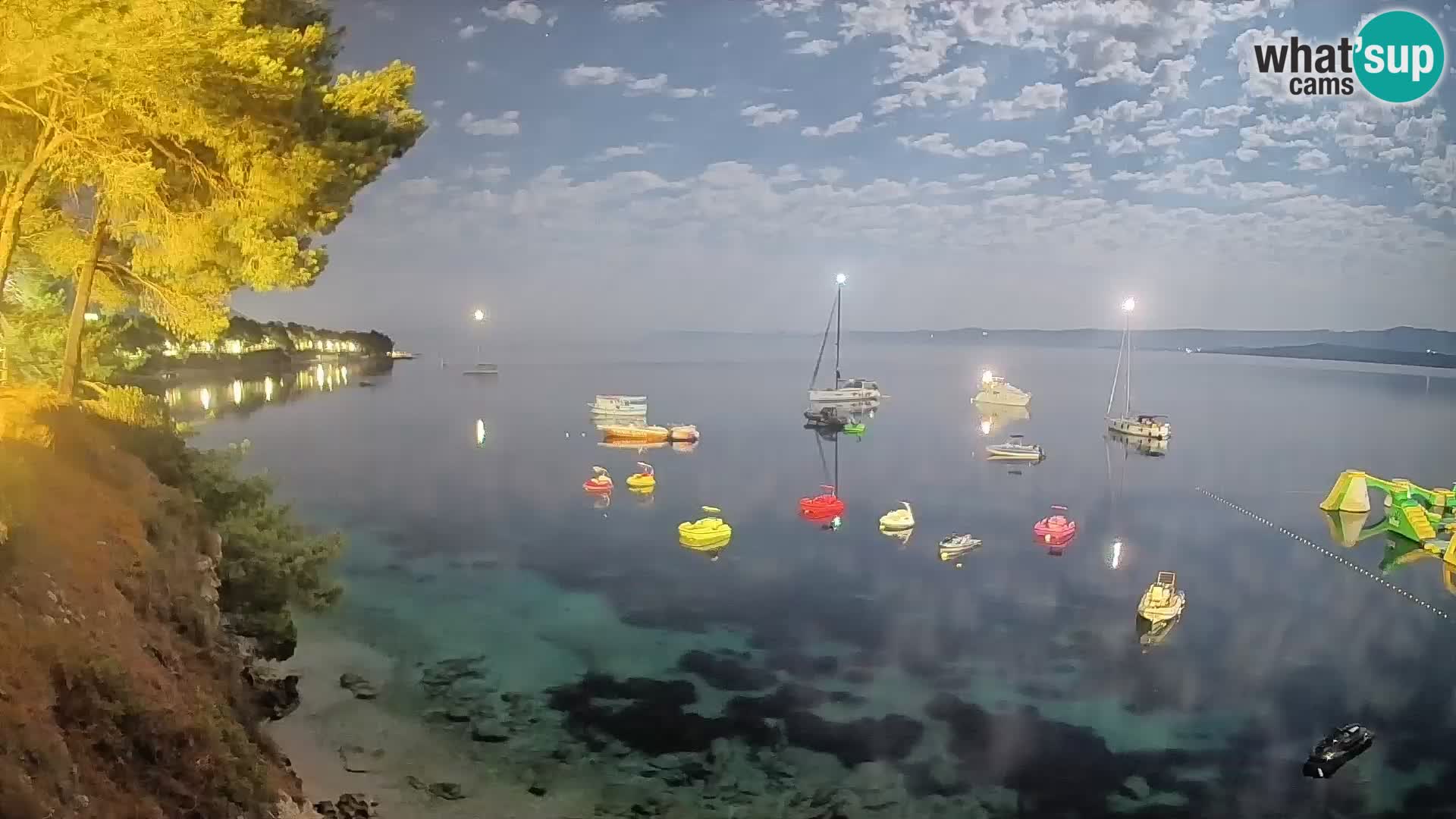 Webcam Potočine Beach Bol – Live View of Borak Beach, Brač Island