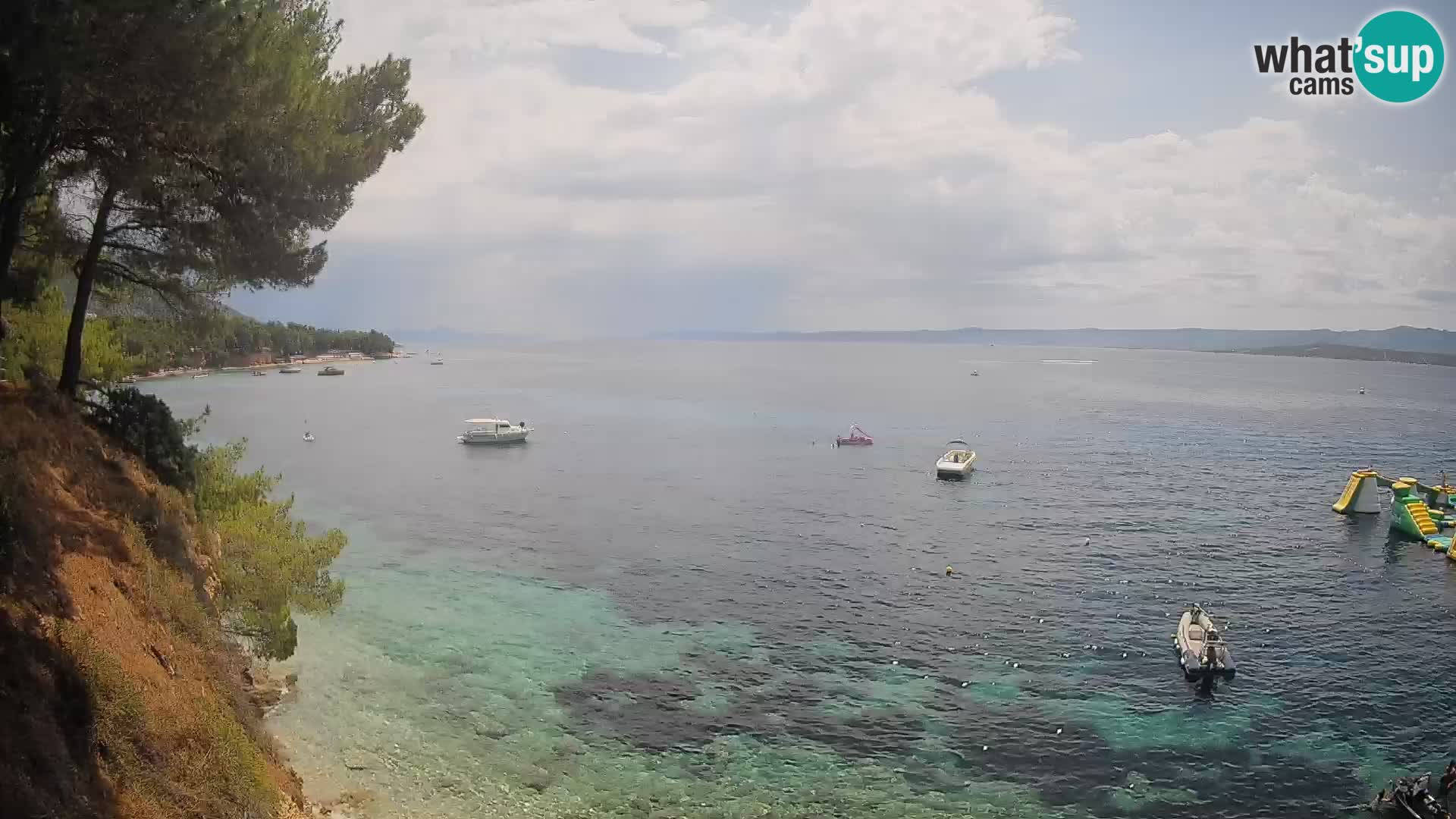 Webcam Playa Potočine Bol – Vista en vivo de Borak Beach, Isla de Brač