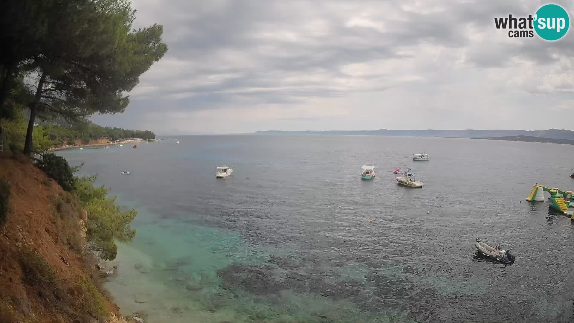 Webcam Playa Potočine Bol – Vista en vivo de Borak Beach, Isla de Brač
