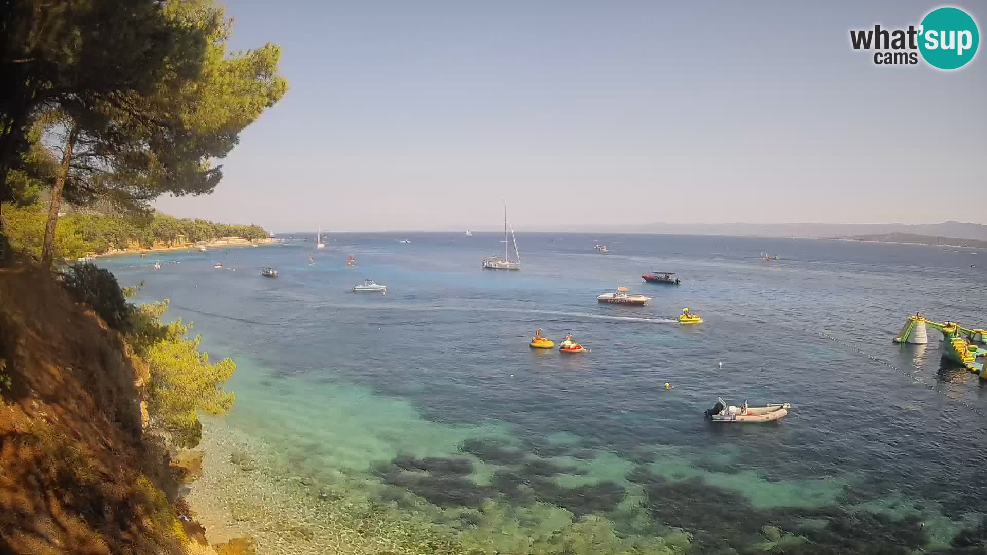 Webcam Potočine Beach Bol – Live View of Borak Beach, Brač Island