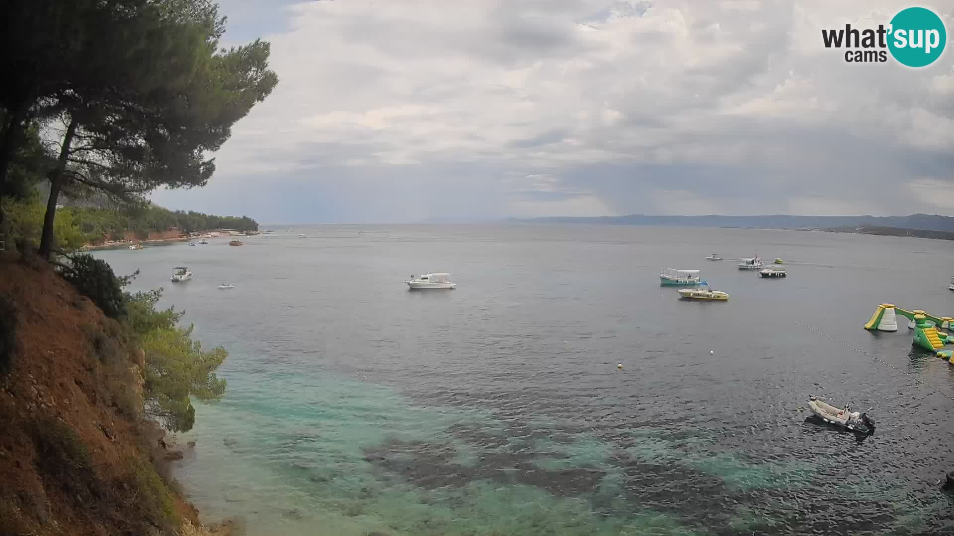 Webcam Playa Potočine Bol – Vista en vivo de Borak Beach, Isla de Brač
