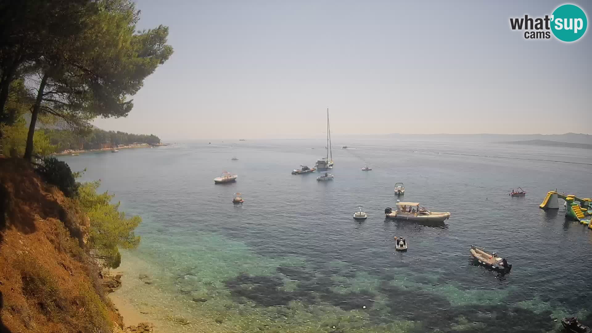 Webcam Potočine Beach Bol – Live View of Borak Beach, Brač Island