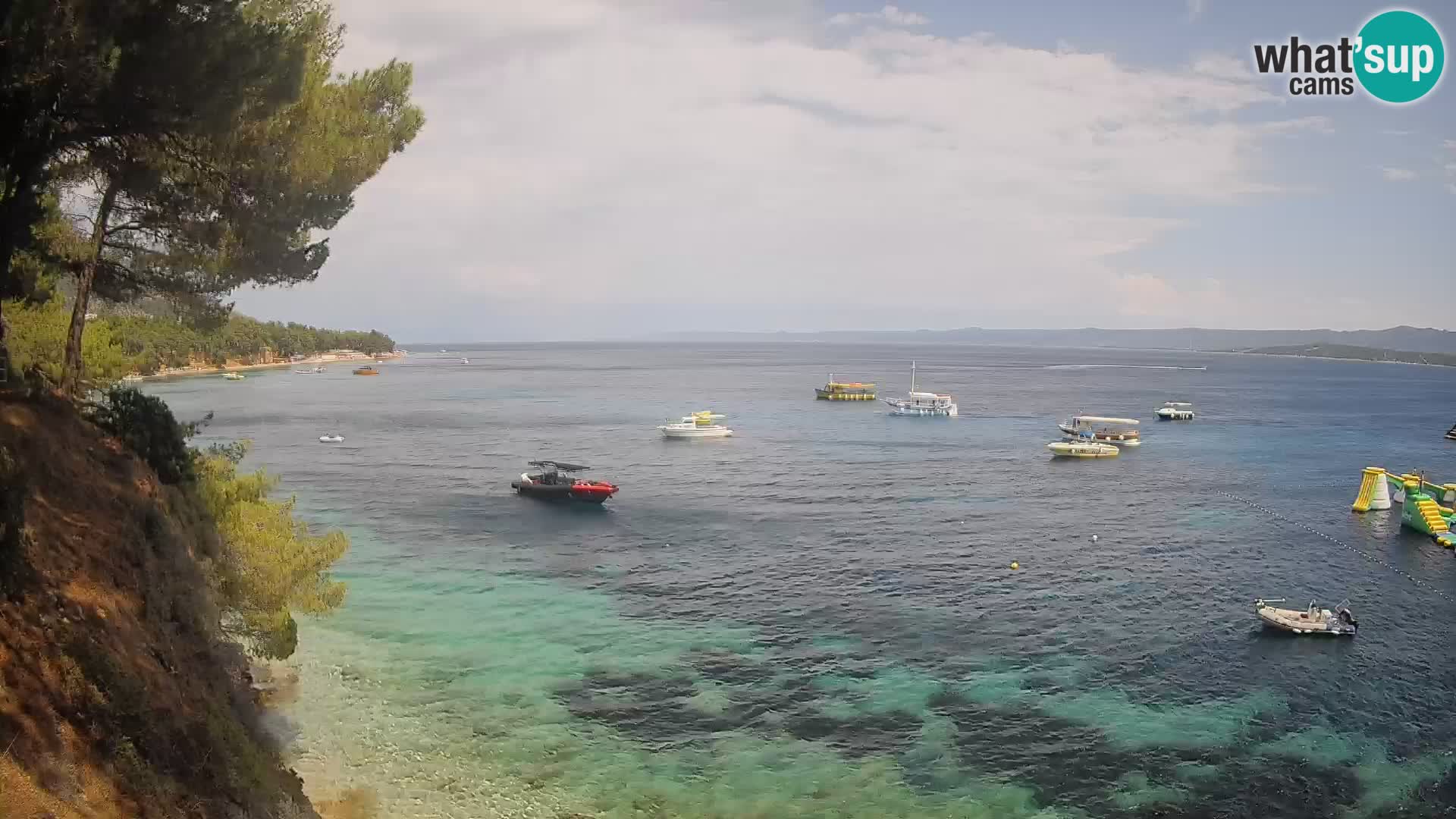 Webcam Strand Potočine Bol – Liveblick auf Borak Beach, Insel Brač
