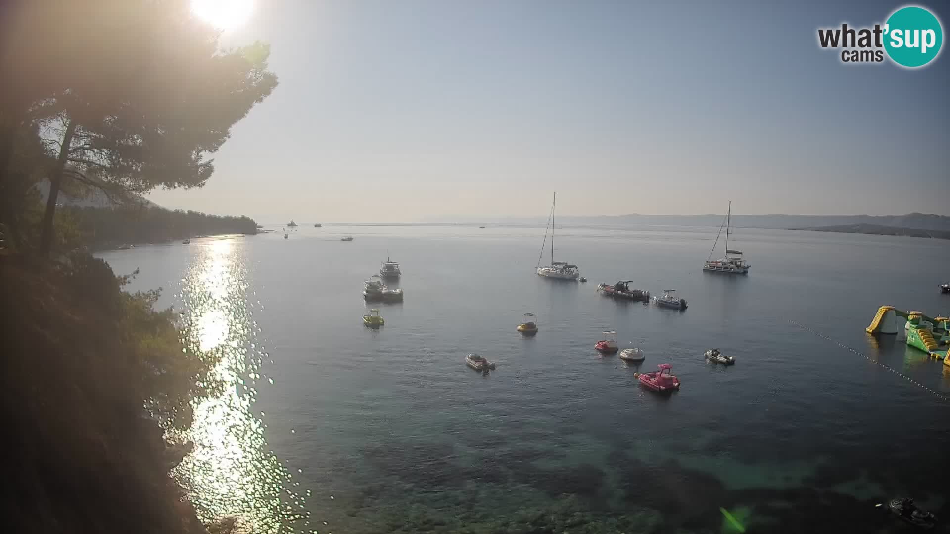 Web kamera Potočine Bol – Pogled uživo na plažu Borak, otok Brač