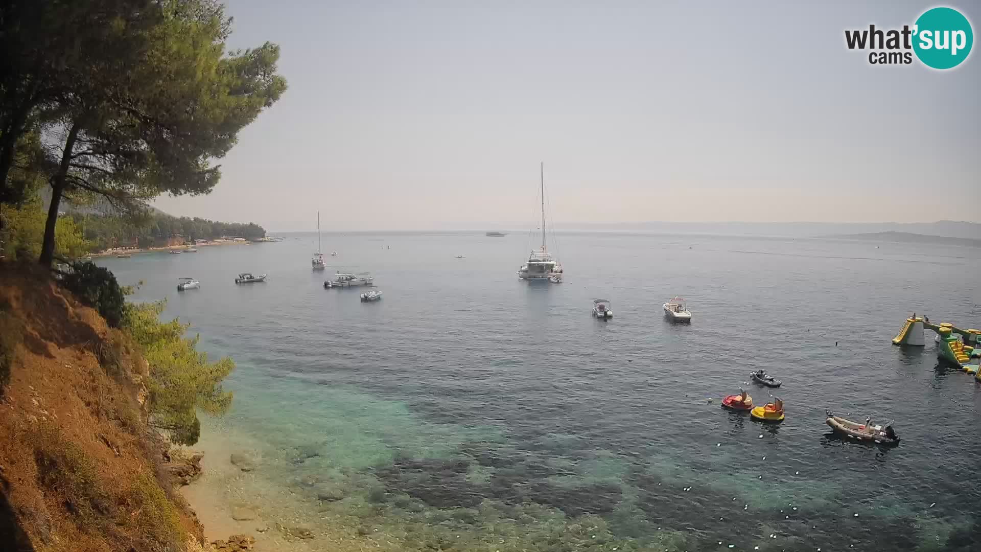 Webcam Potočine Beach Bol – Live View of Borak Beach, Brač Island