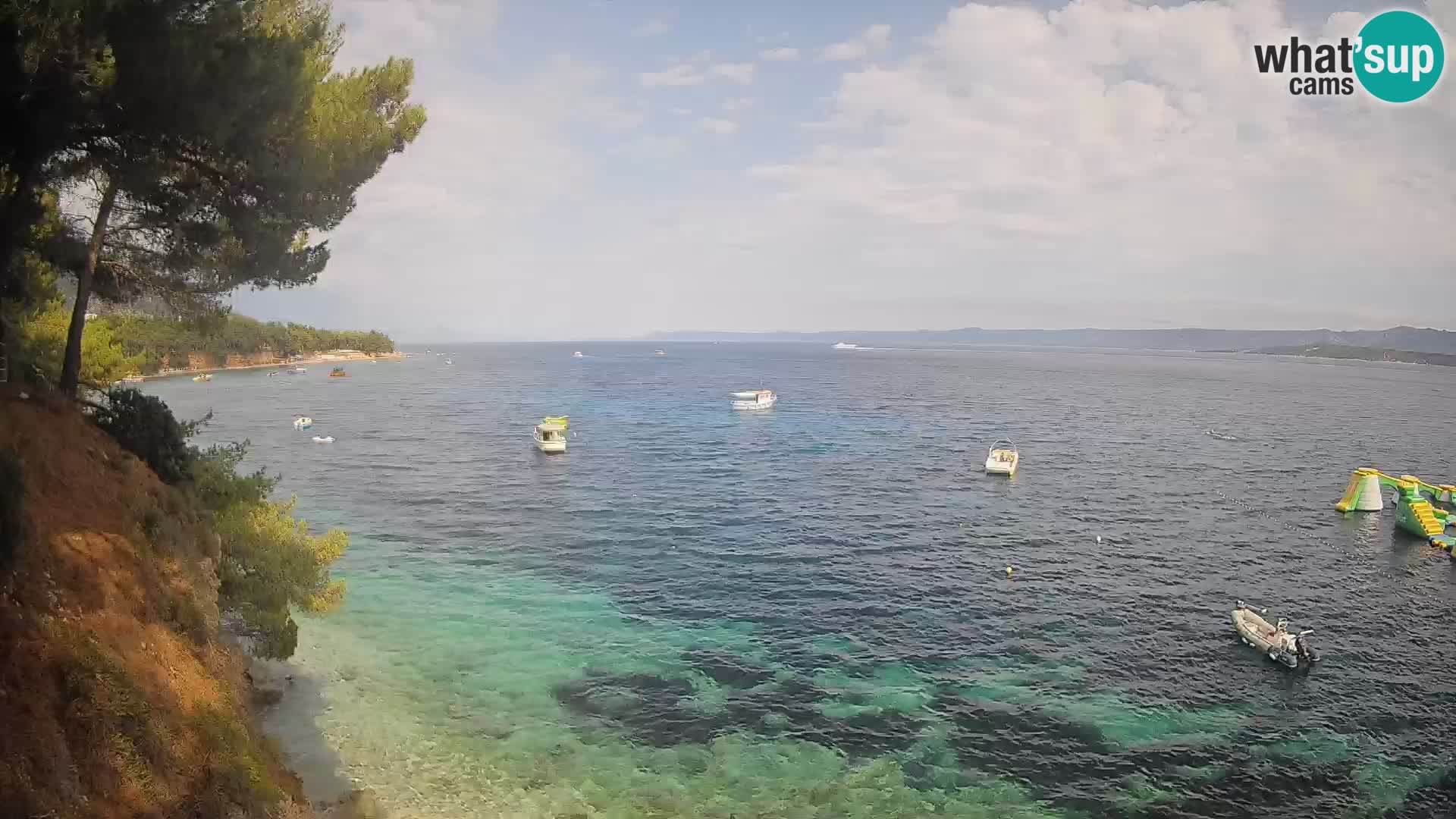 Webcam Strand Potočine Bol – Liveblick auf Borak Beach, Insel Brač