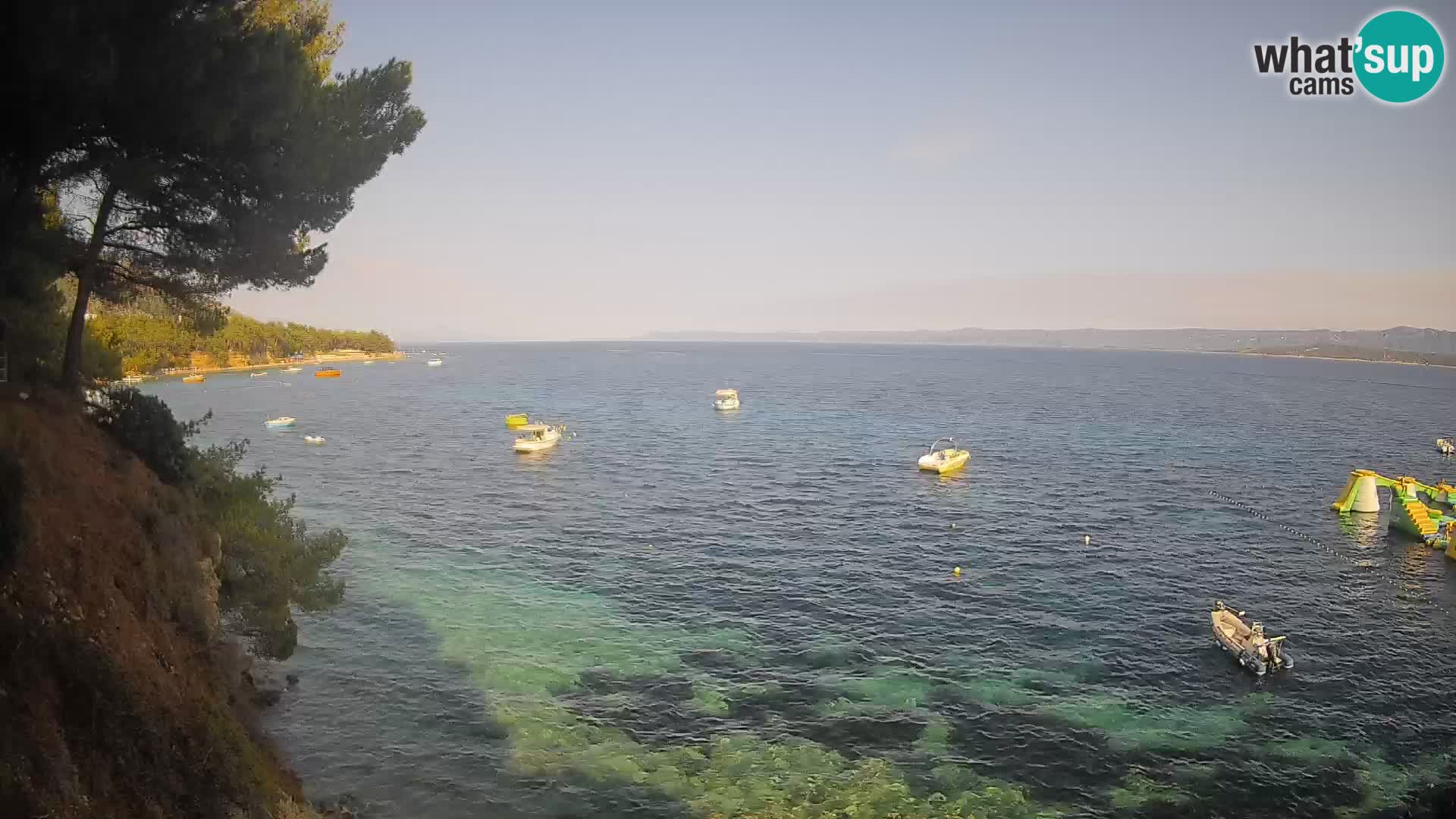 Webcam Strand Potočine Bol – Liveblick auf Borak Beach, Insel Brač