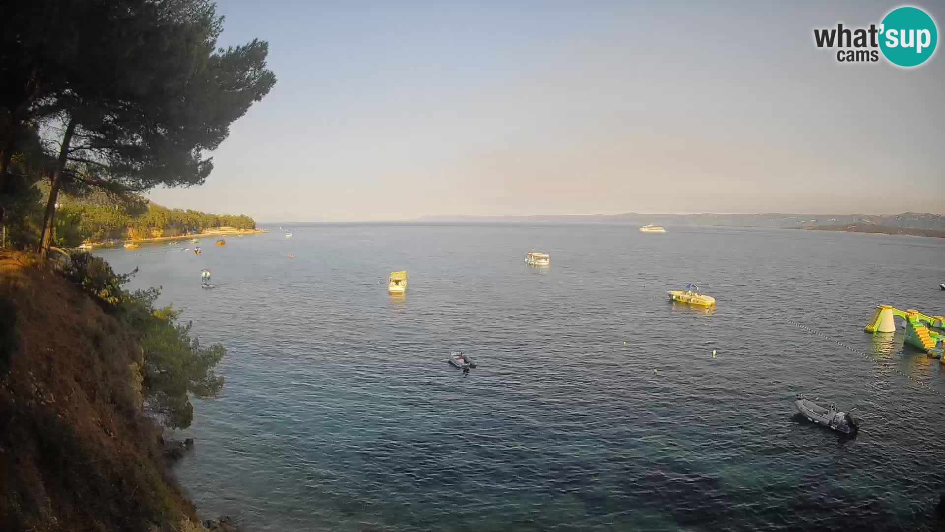 Webcam Playa Potočine Bol – Vista en vivo de Borak Beach, Isla de Brač