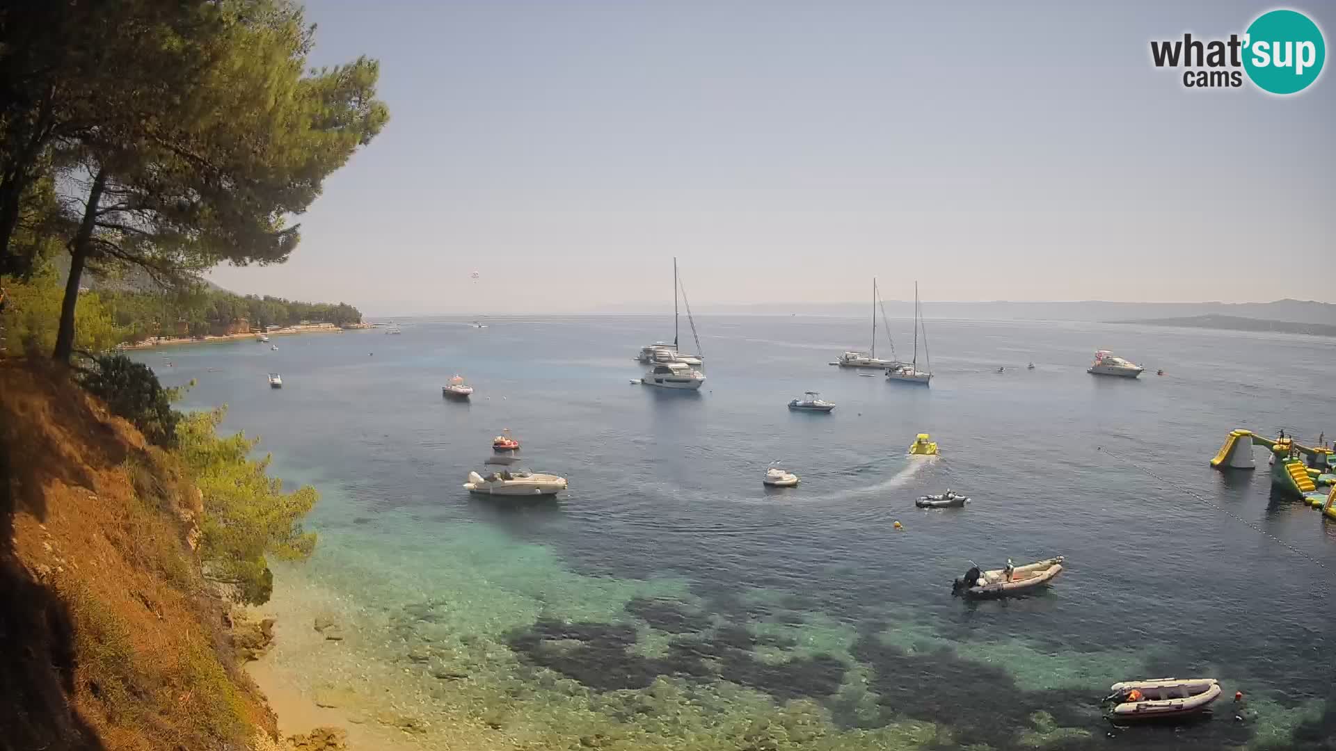 Webcam Playa Potočine Bol – Vista en vivo de Borak Beach, Isla de Brač