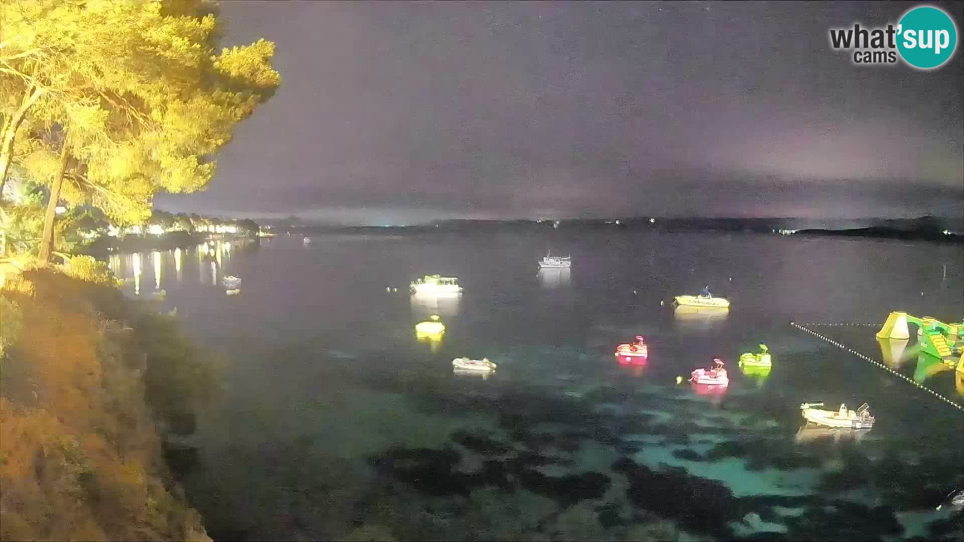 Webcam plage Potočine Bol – Vue en direct sur Borak Beach, île de Brač