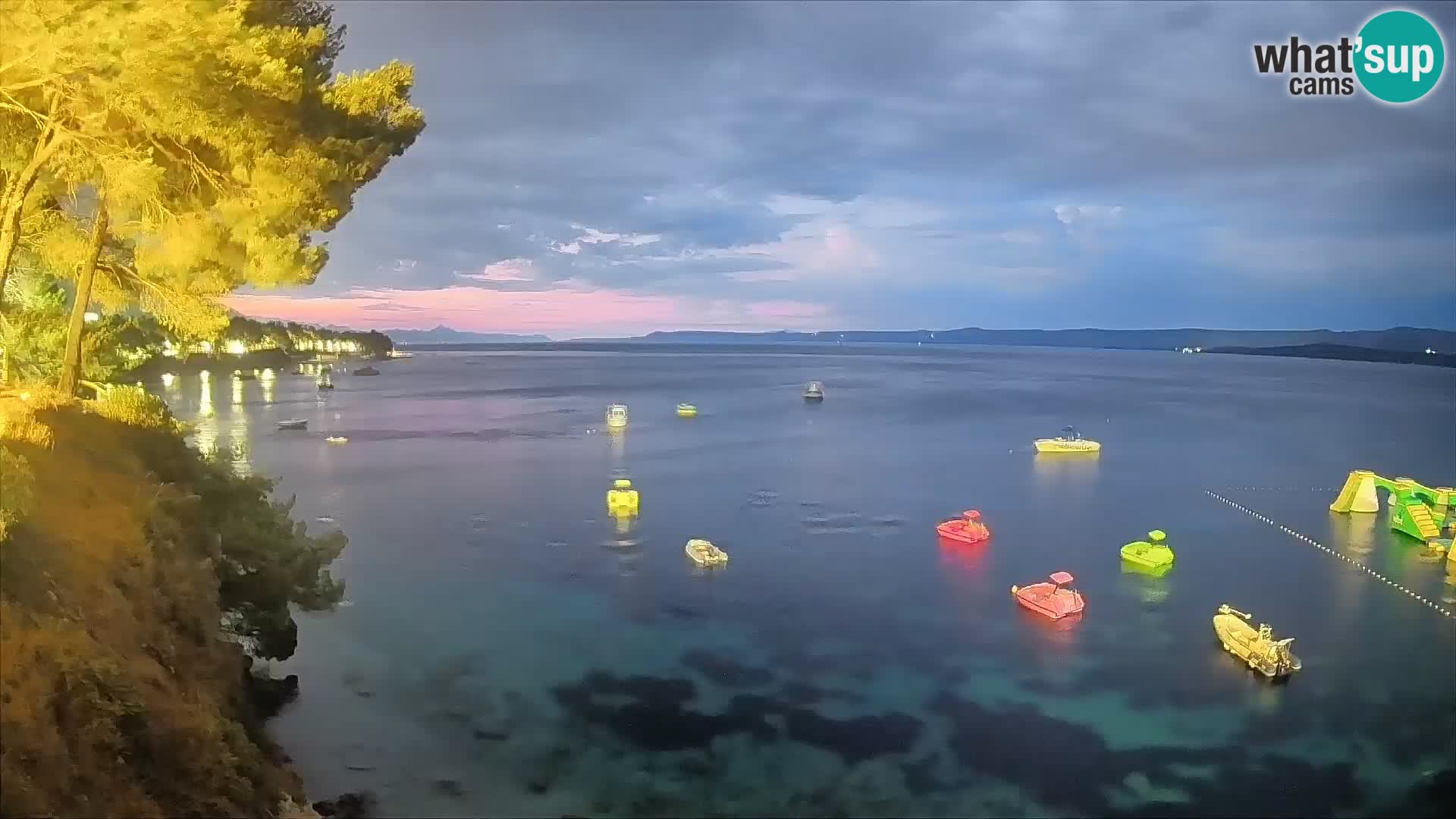 Webcam Potočine Beach Bol – Live View of Borak Beach, Brač Island