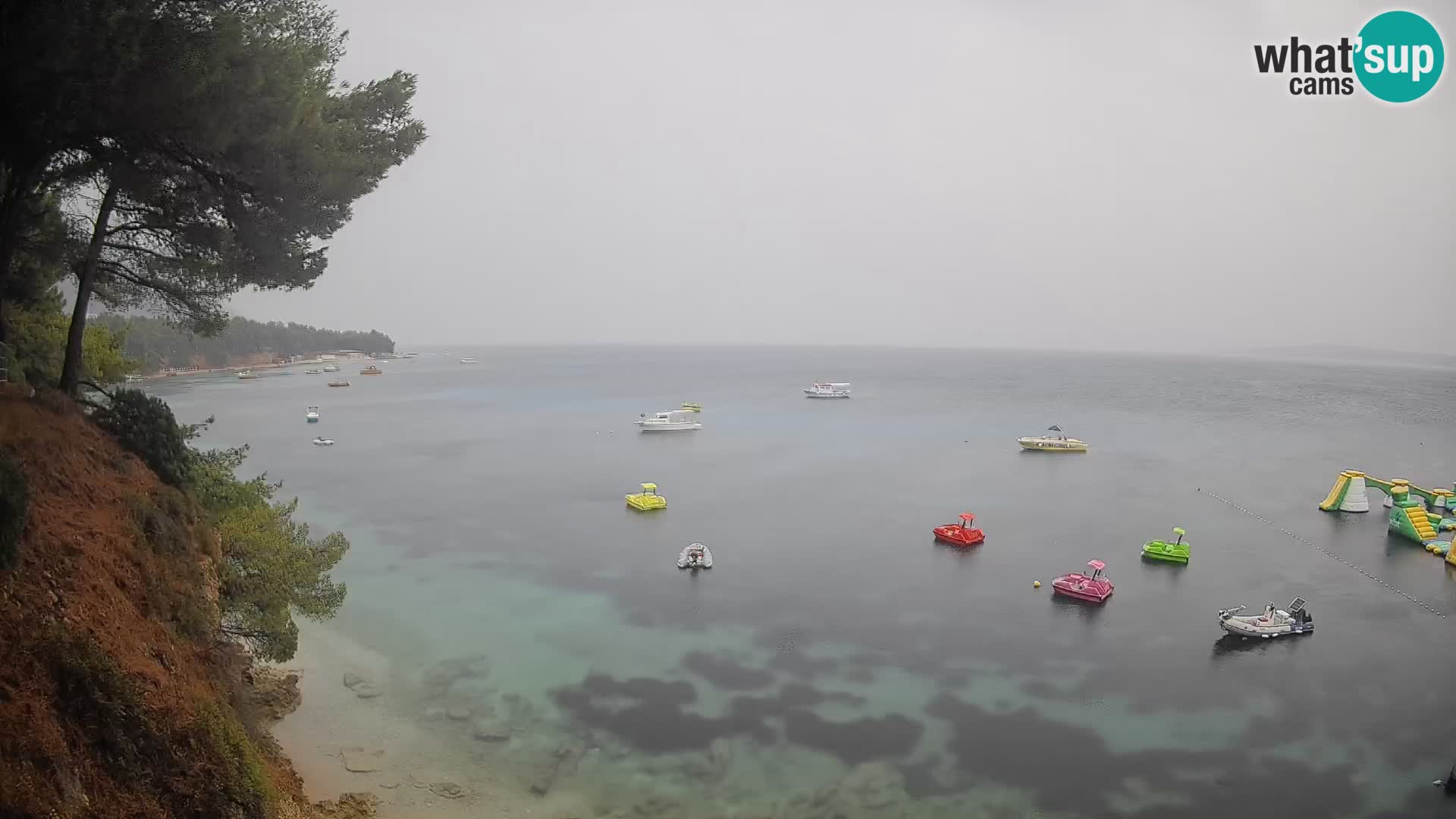 Webcam plage Potočine Bol – Vue en direct sur Borak Beach, île de Brač