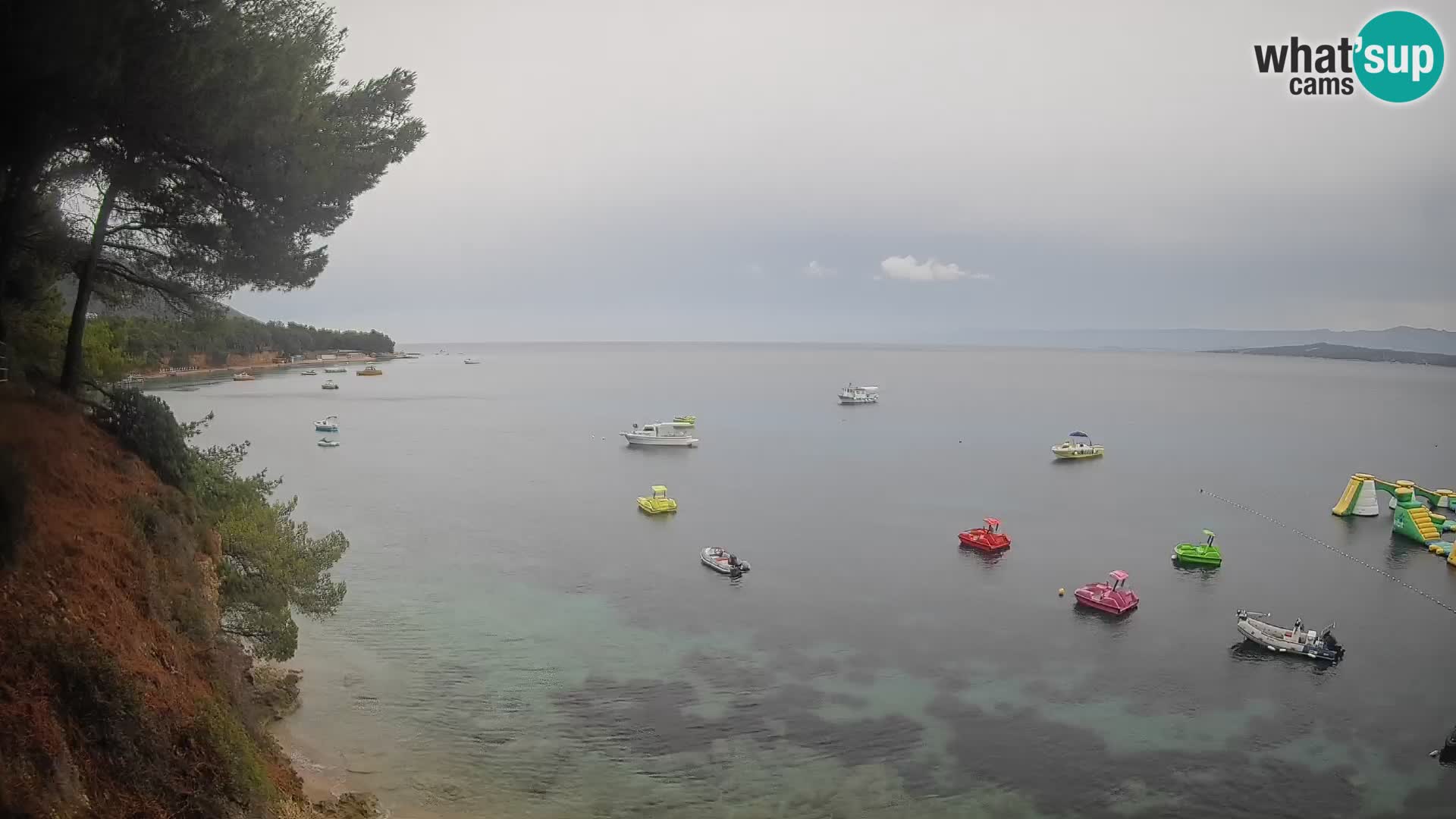 Webcam Playa Potočine Bol – Vista en vivo de Borak Beach, Isla de Brač