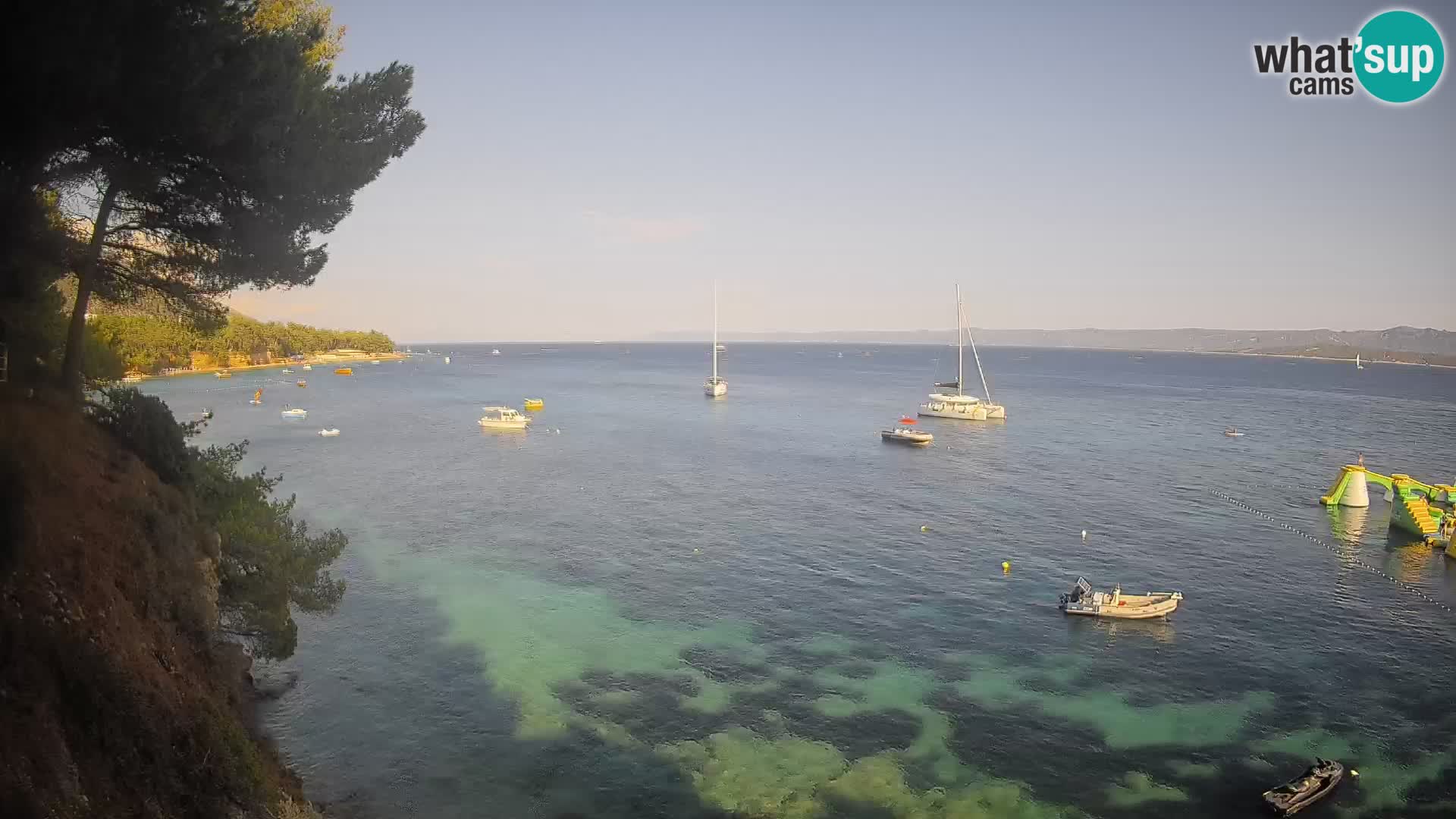 Webcam Potočine Beach Bol – Live View of Borak Beach, Brač Island