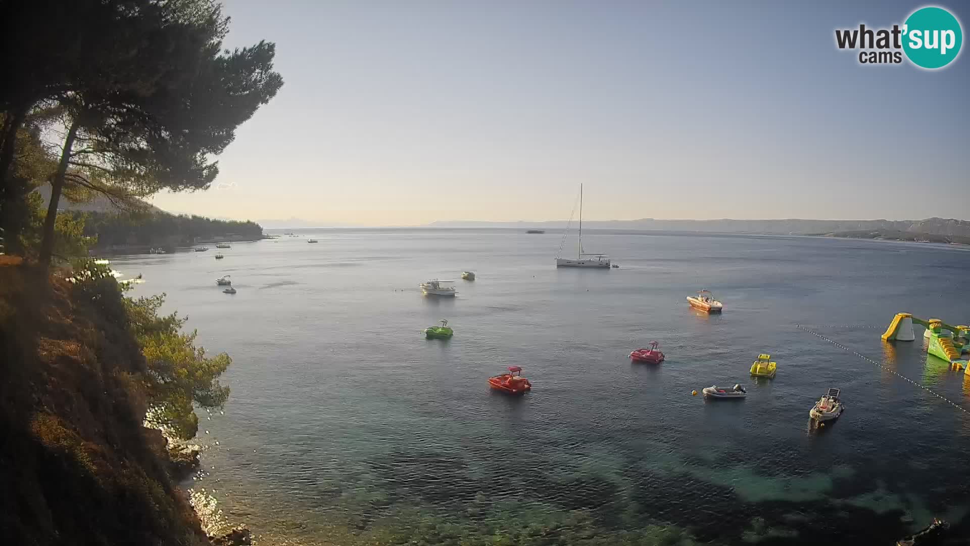 Webcam Playa Potočine Bol – Vista en vivo de Borak Beach, Isla de Brač