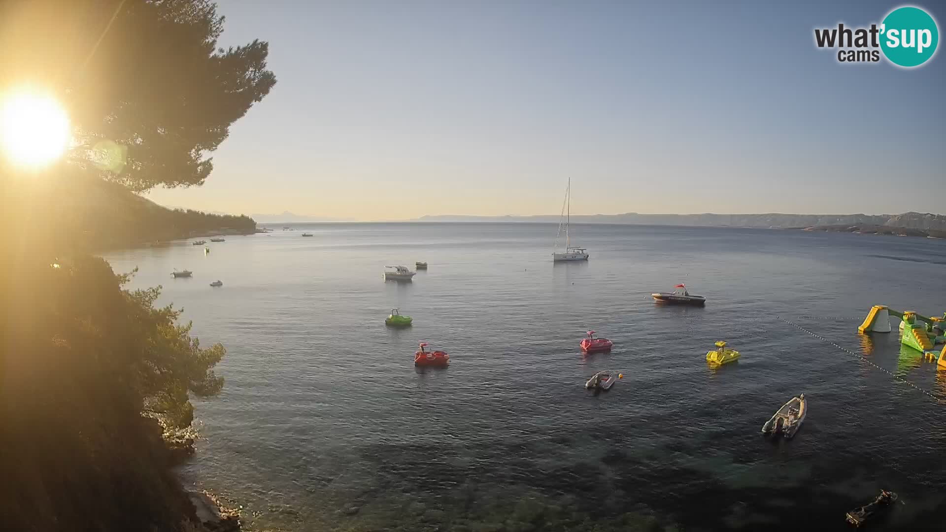 Webcam Playa Potočine Bol – Vista en vivo de Borak Beach, Isla de Brač