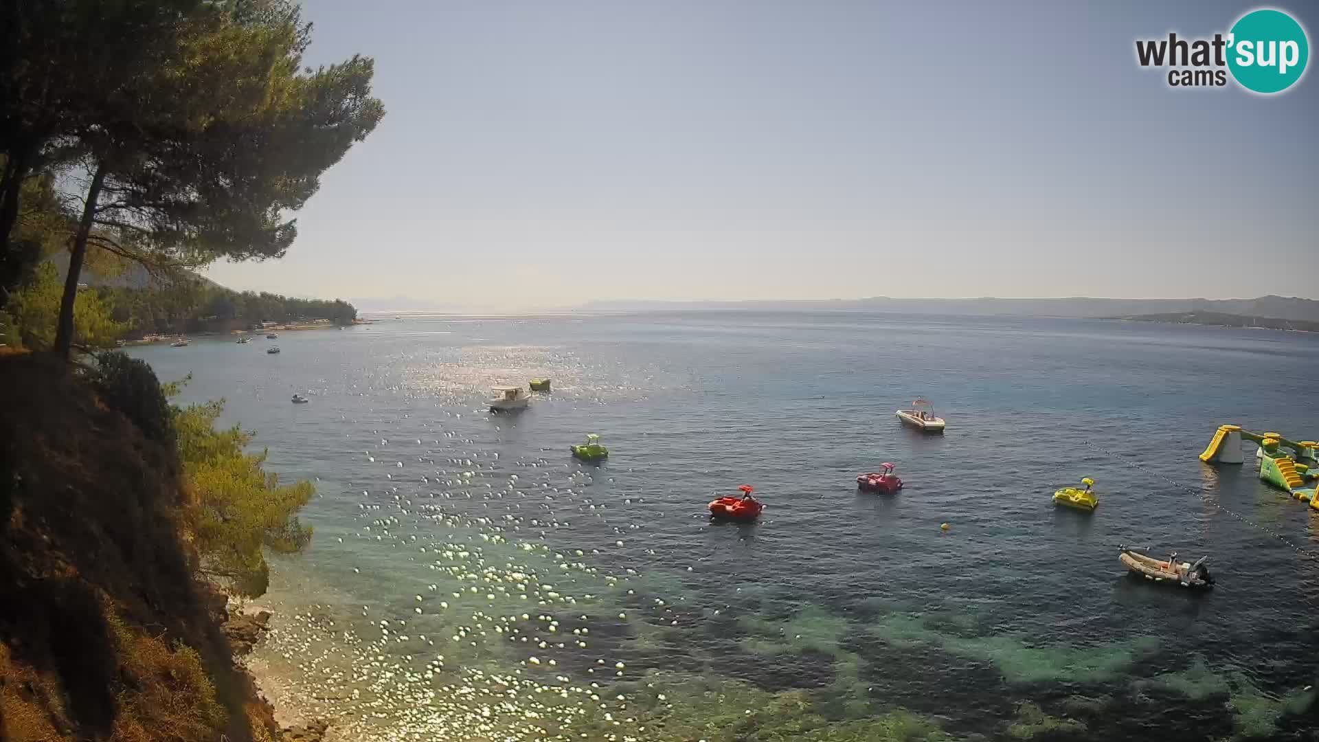 Webcam Playa Potočine Bol – Vista en vivo de Borak Beach, Isla de Brač