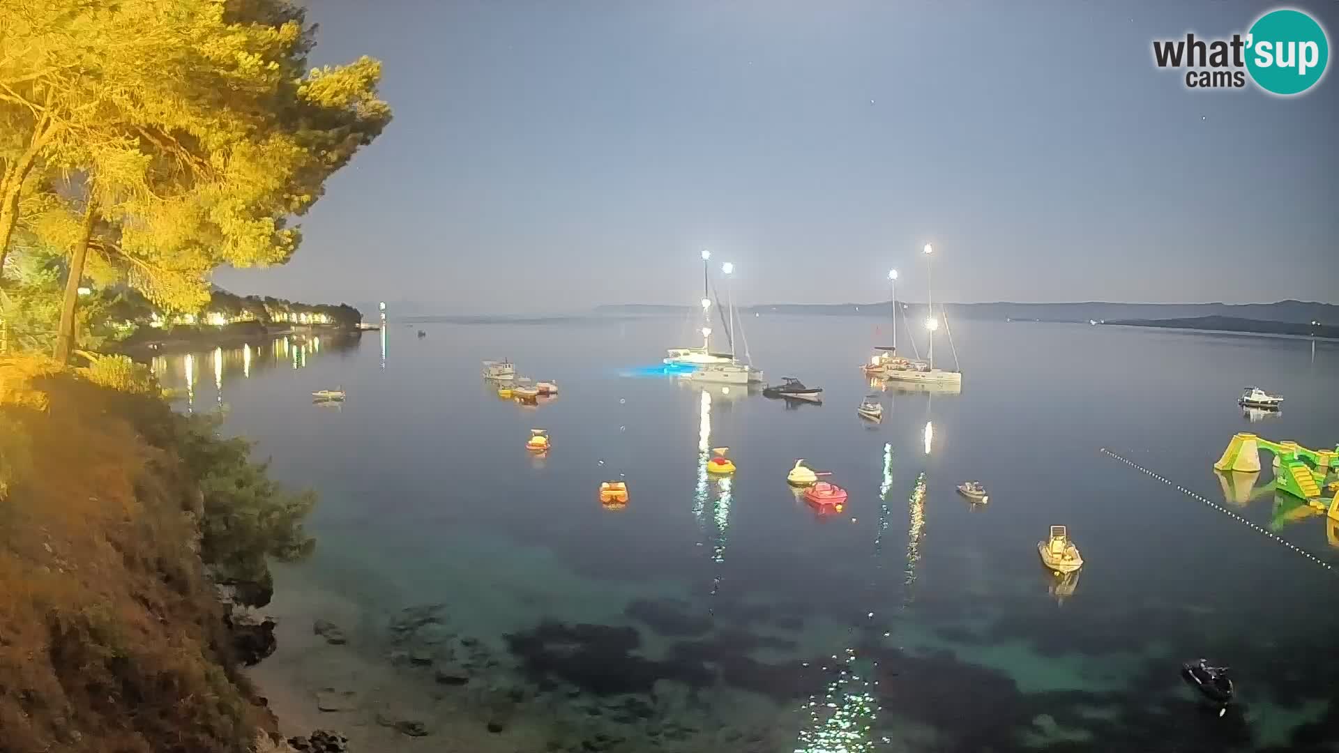 Webcam Potočine Beach Bol – Live View of Borak Beach, Brač Island