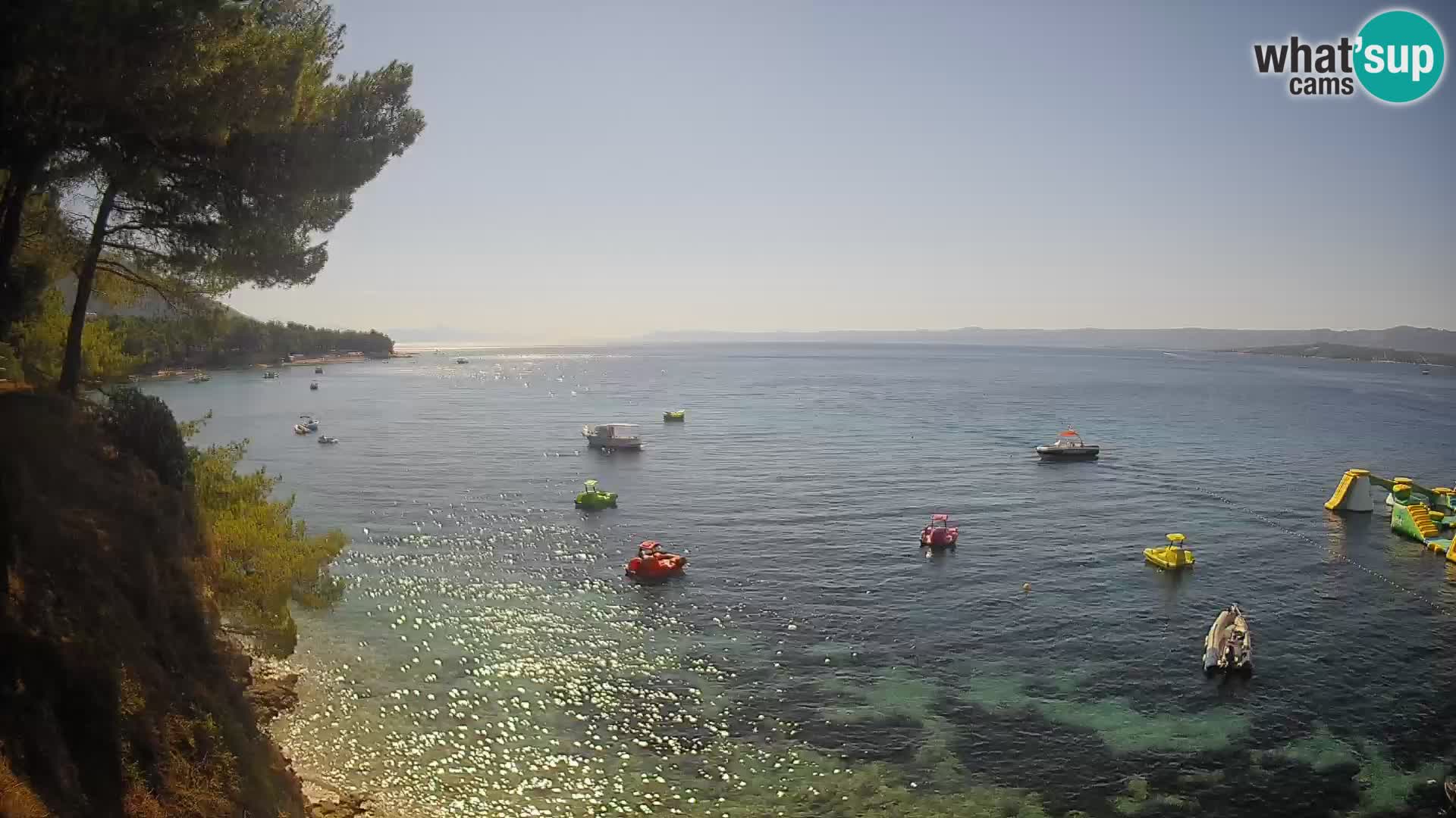 Webcam Playa Potočine Bol – Vista en vivo de Borak Beach, Isla de Brač