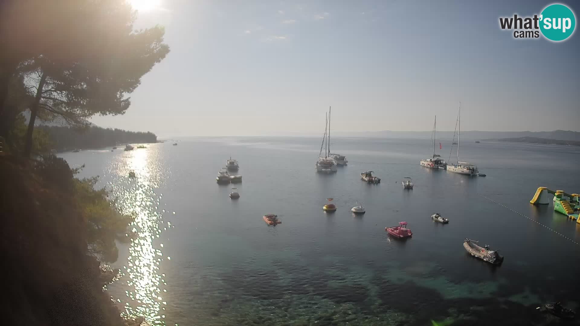 Webcam Playa Potočine Bol – Vista en vivo de Borak Beach, Isla de Brač