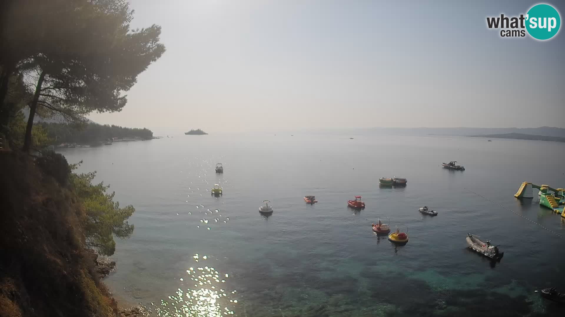 Webcam plage Potočine Bol – Vue en direct sur Borak Beach, île de Brač