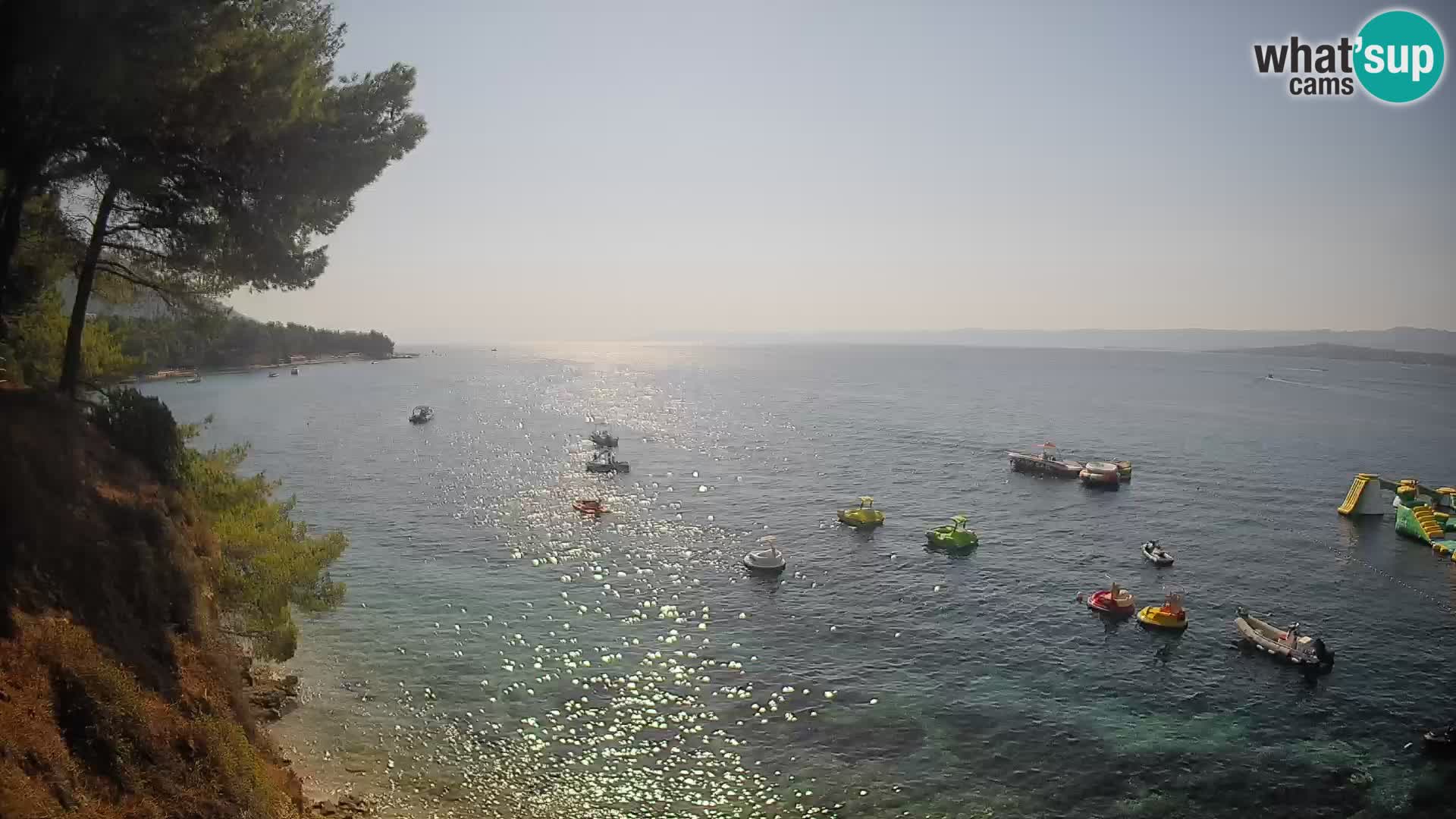 Webcam Strand Potočine Bol – Liveblick auf Borak Beach, Insel Brač