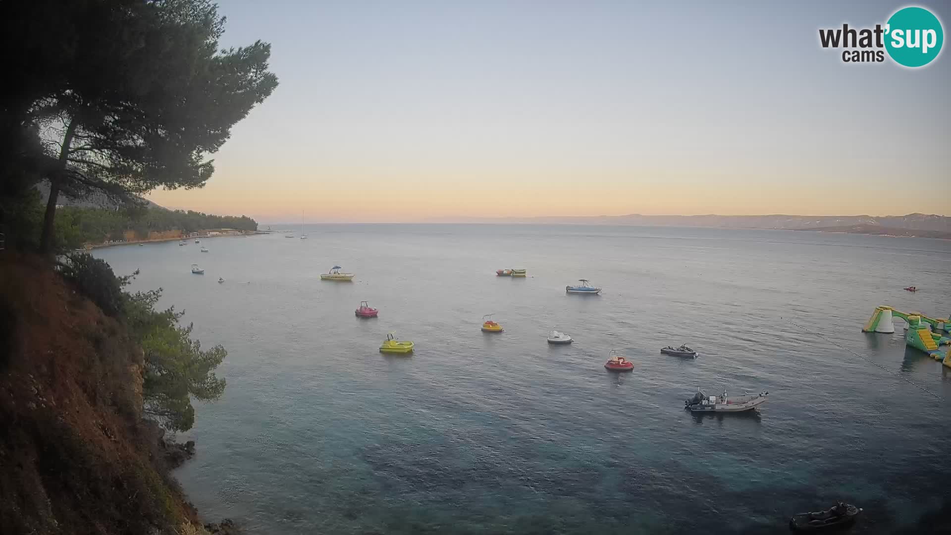 Webcam Strand Potočine Bol – Liveblick auf Borak Beach, Insel Brač