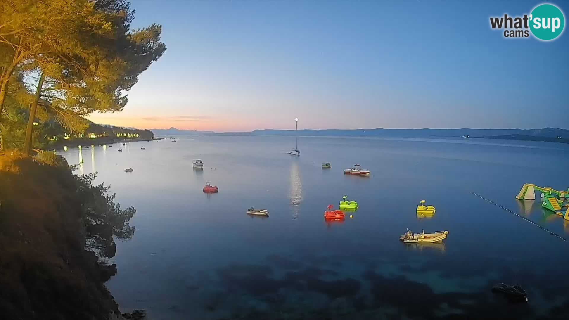 Webcam Strand Potočine Bol – Liveblick auf Borak Beach, Insel Brač