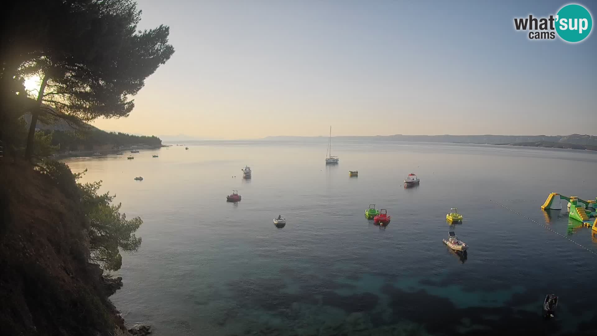Webcam Strand Potočine Bol – Liveblick auf Borak Beach, Insel Brač
