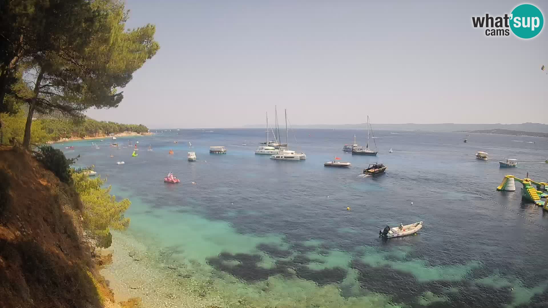 Webcam Strand Potočine Bol – Liveblick auf Borak Beach, Insel Brač