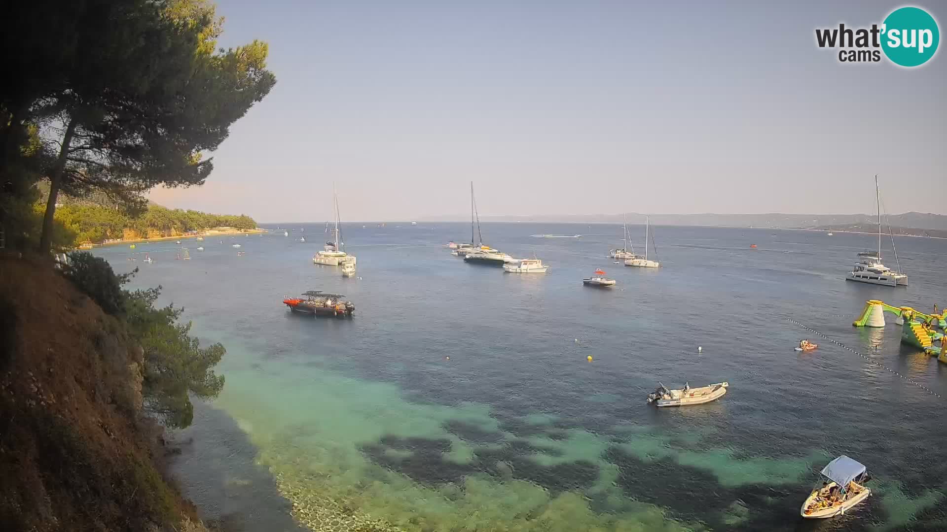 Webcam Strand Potočine Bol – Liveblick auf Borak Beach, Insel Brač