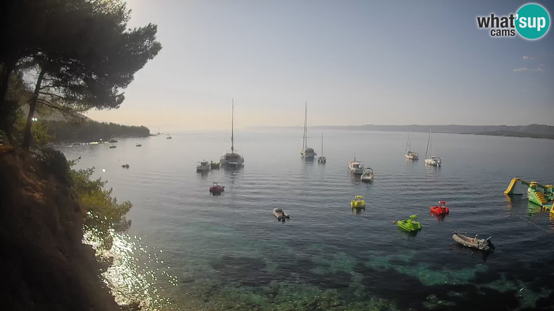 Webcam Potočine Beach Bol – Live View of Borak Beach, Brač Island
