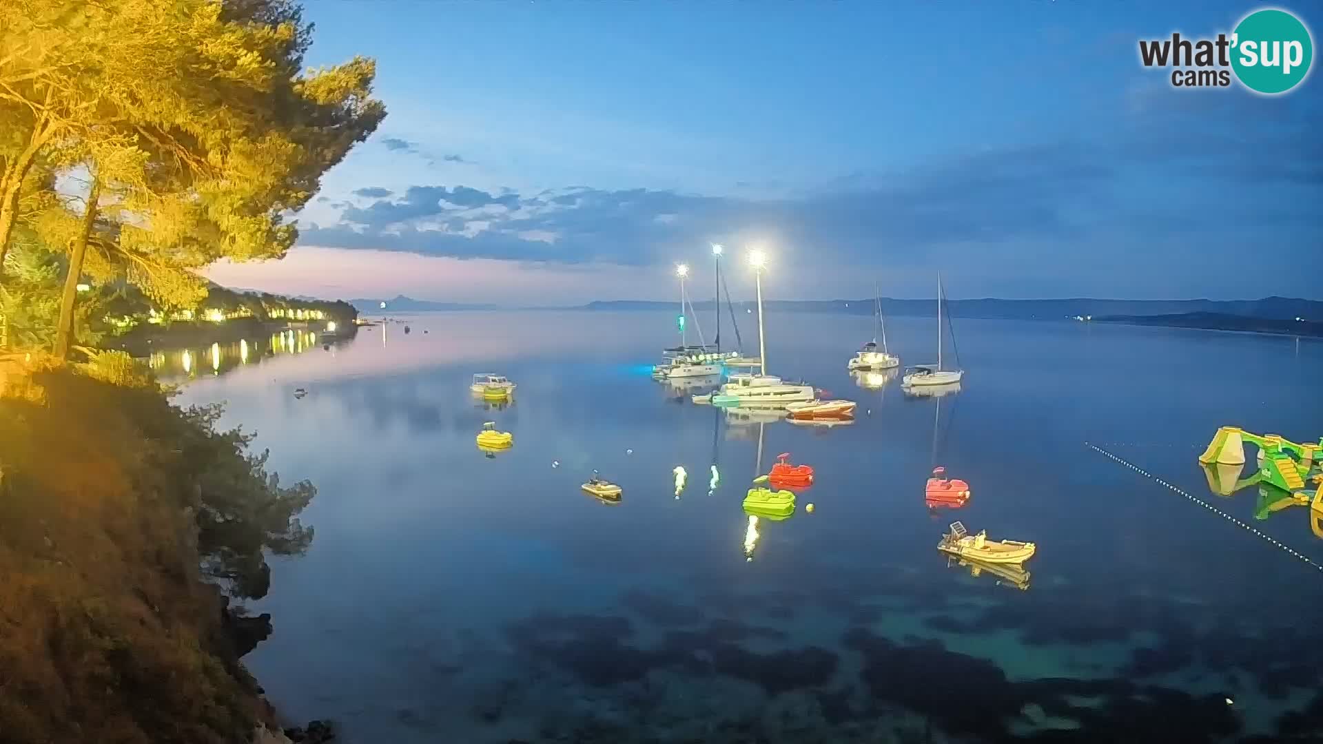 Webcam Potočine Beach Bol – Live View of Borak Beach, Brač Island